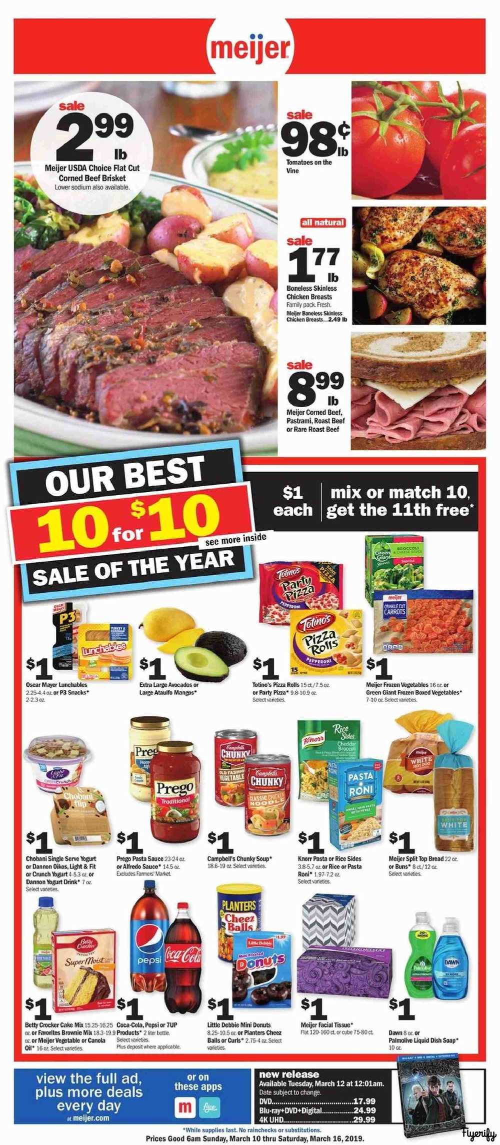 Meijer (MI) Weekly Ad & Flyer March 10 to 16 Canada