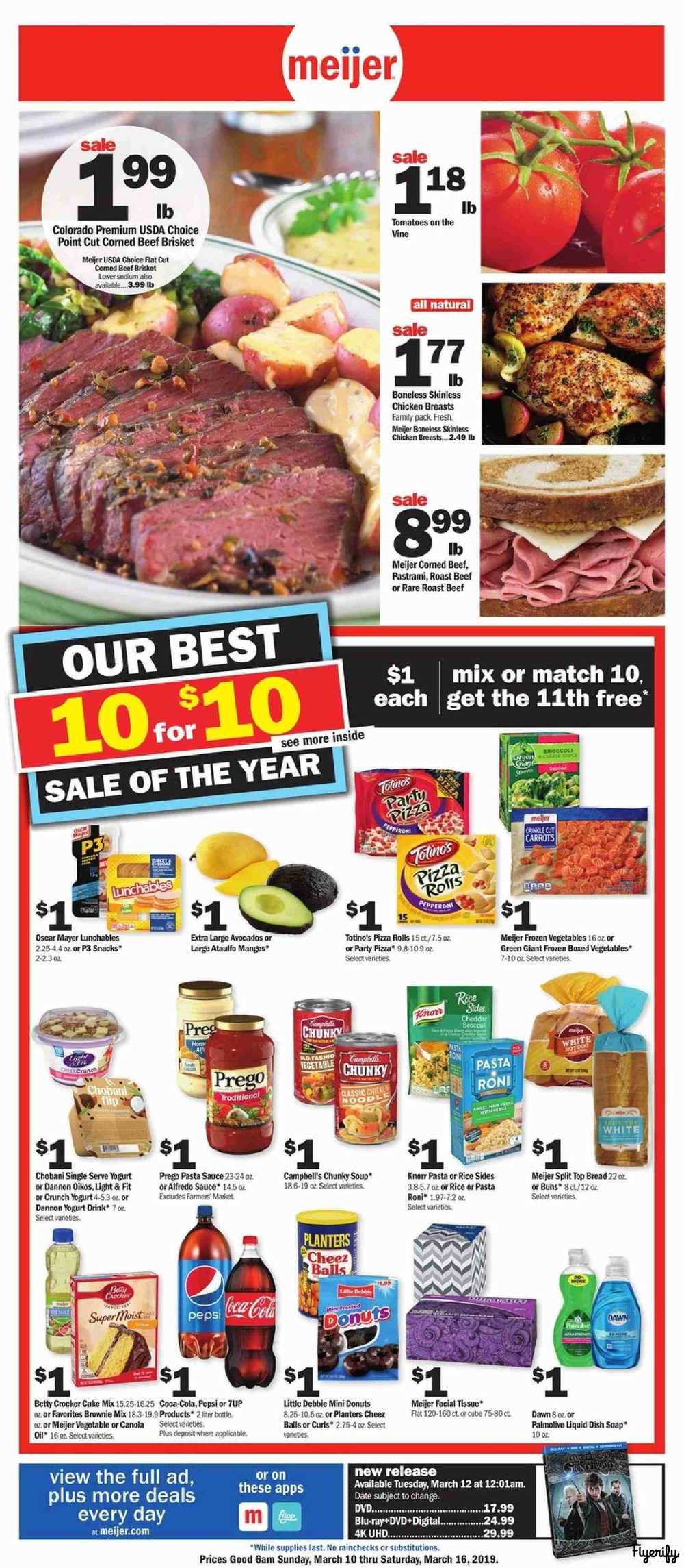 Meijer (WI) Weekly Ad Flyer March 10 to 16 Canada
