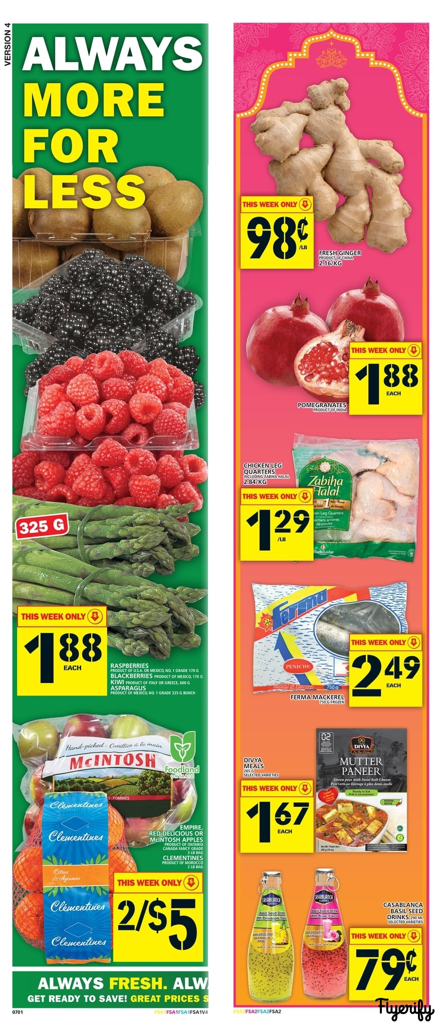 Food Basics (GTA, Kitchener, Waterloo, London Area) Flyer March 14 to