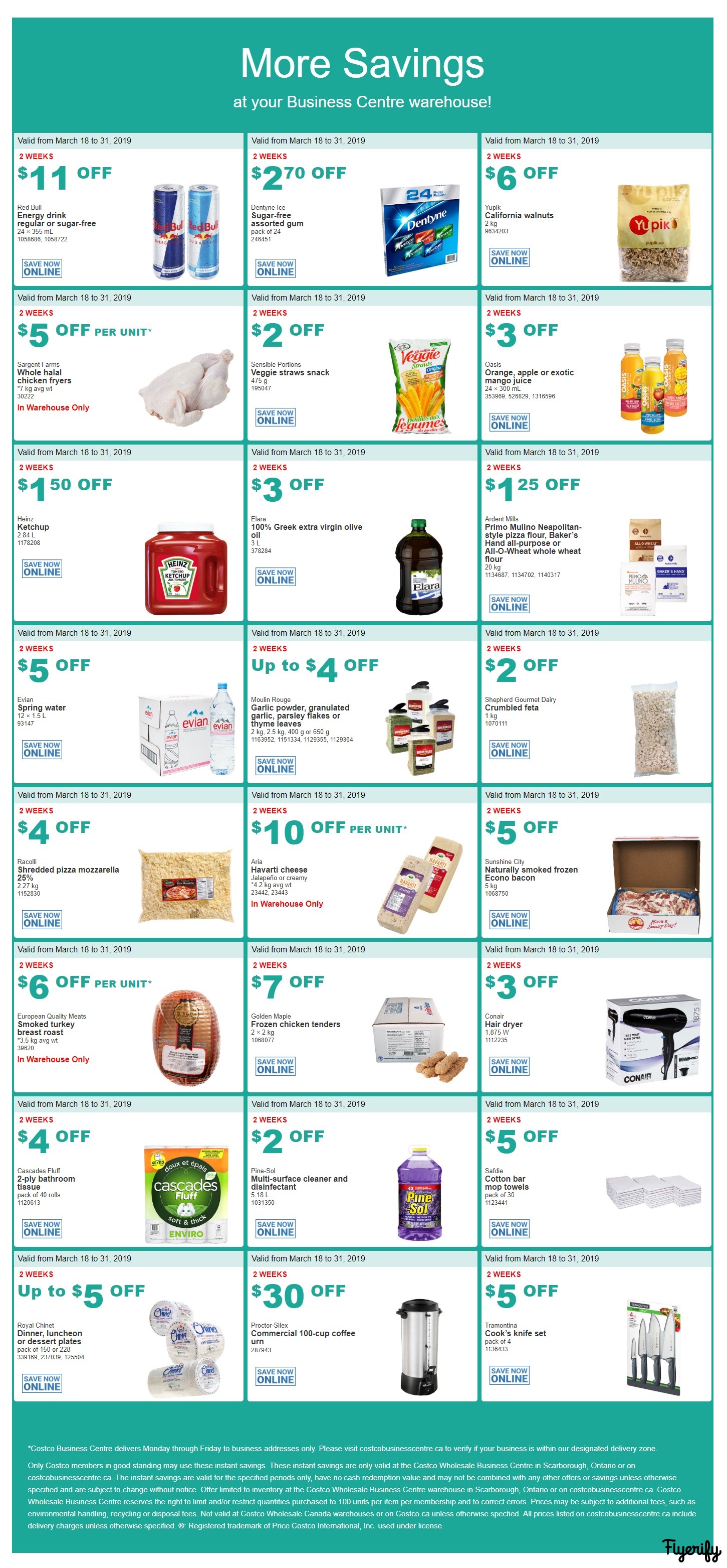 Costco Business Centre (Scarborough, ON) Instant Savings Flyer March 18