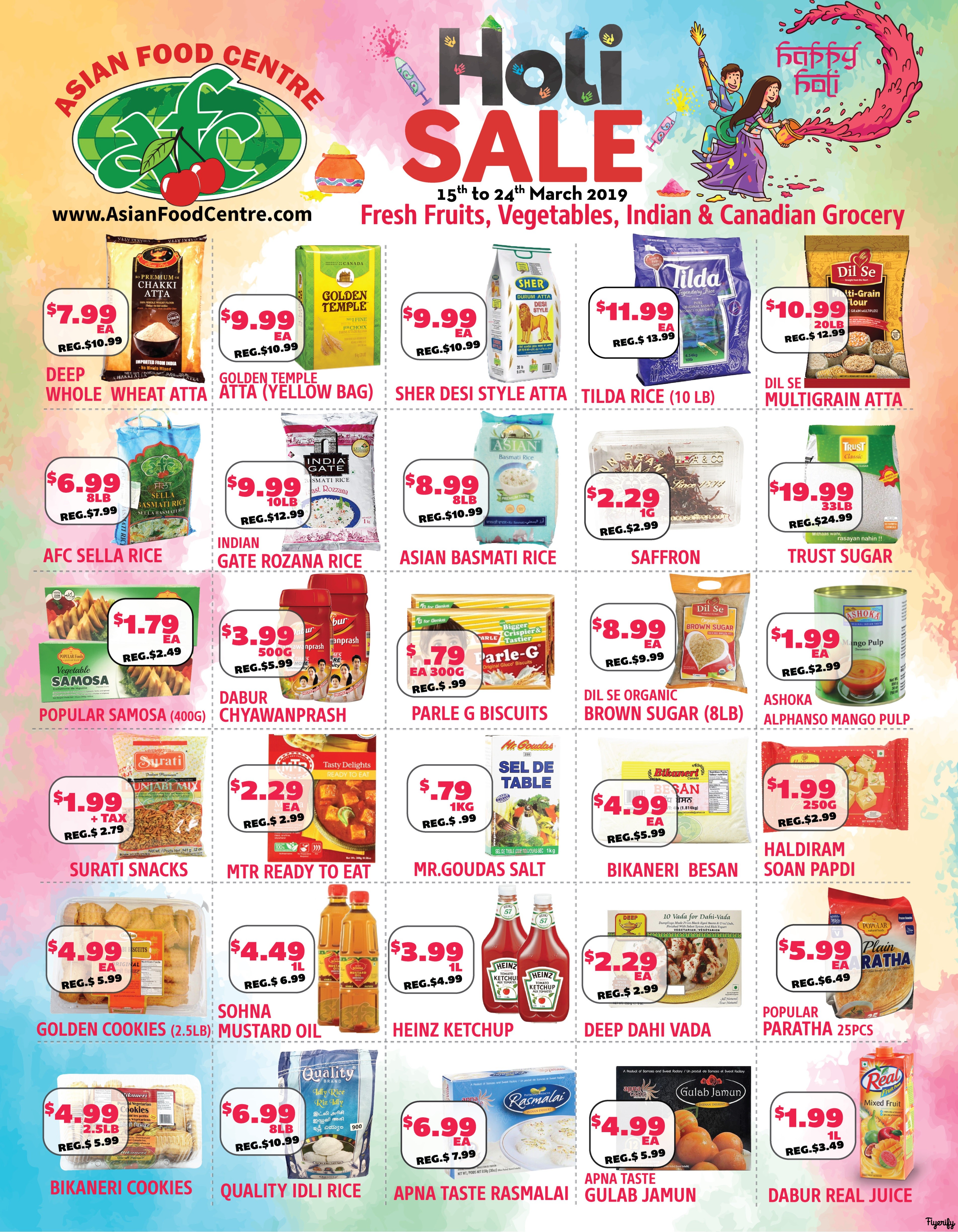 Asian Food Centre Flyer March 15 to 24 Canada