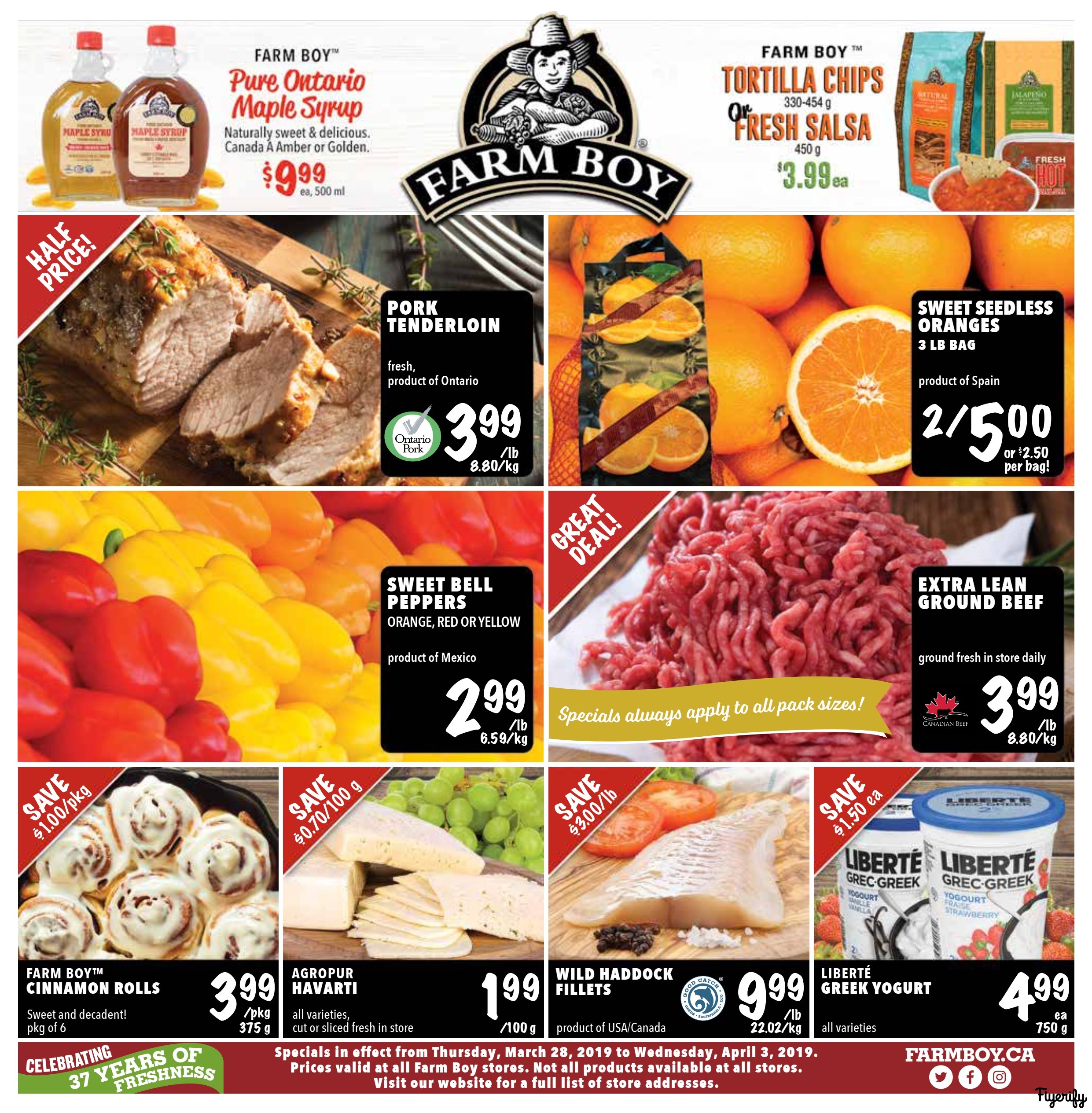 Farm Boy Flyer March 28 to April 3 Canada