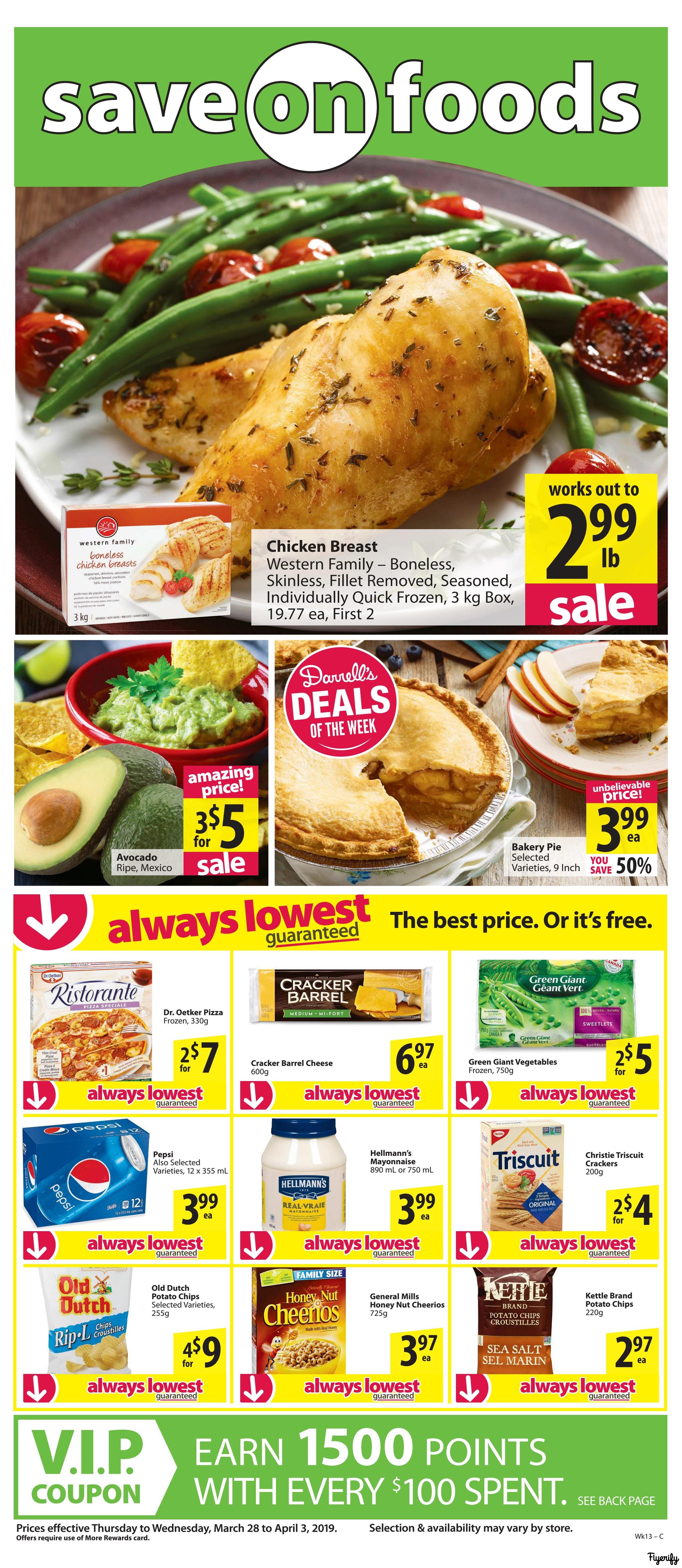 Save on Foods (SK) Flyer March 28 to April 3 Canada