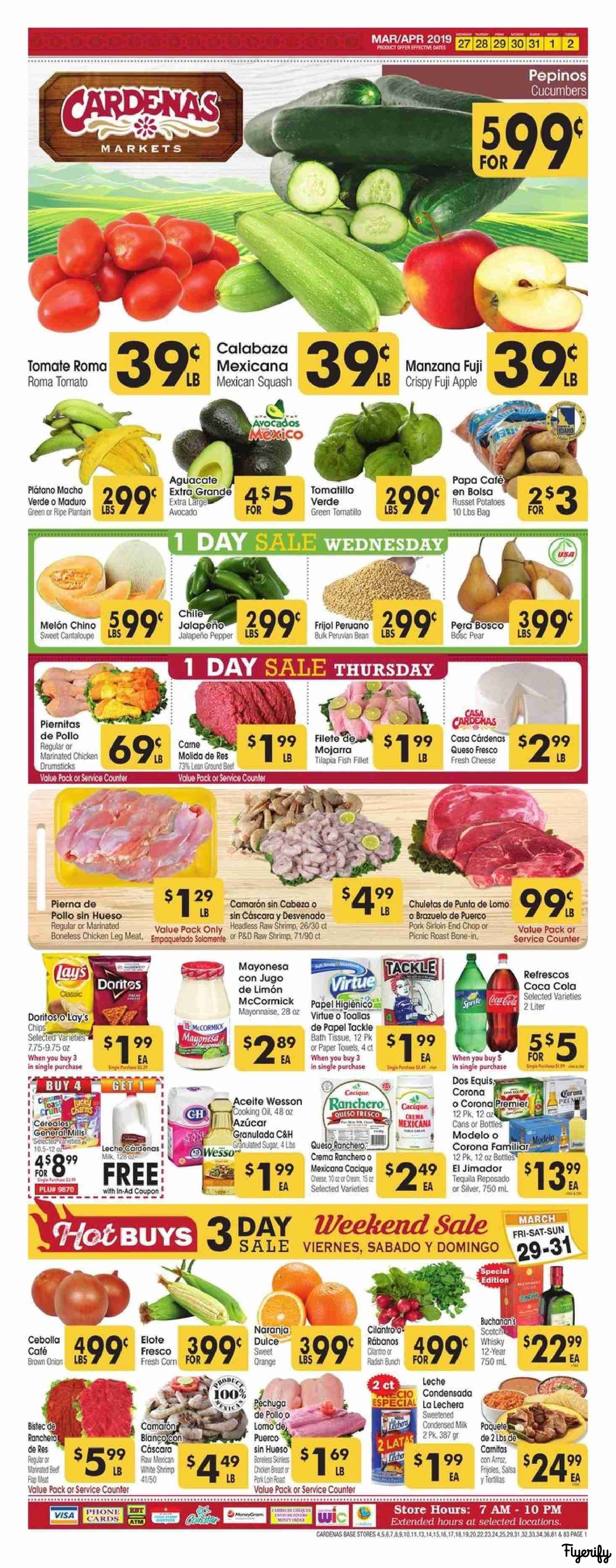 Cardenas (CA) Weekly Ad & Flyer March 27 to April 2 Canada