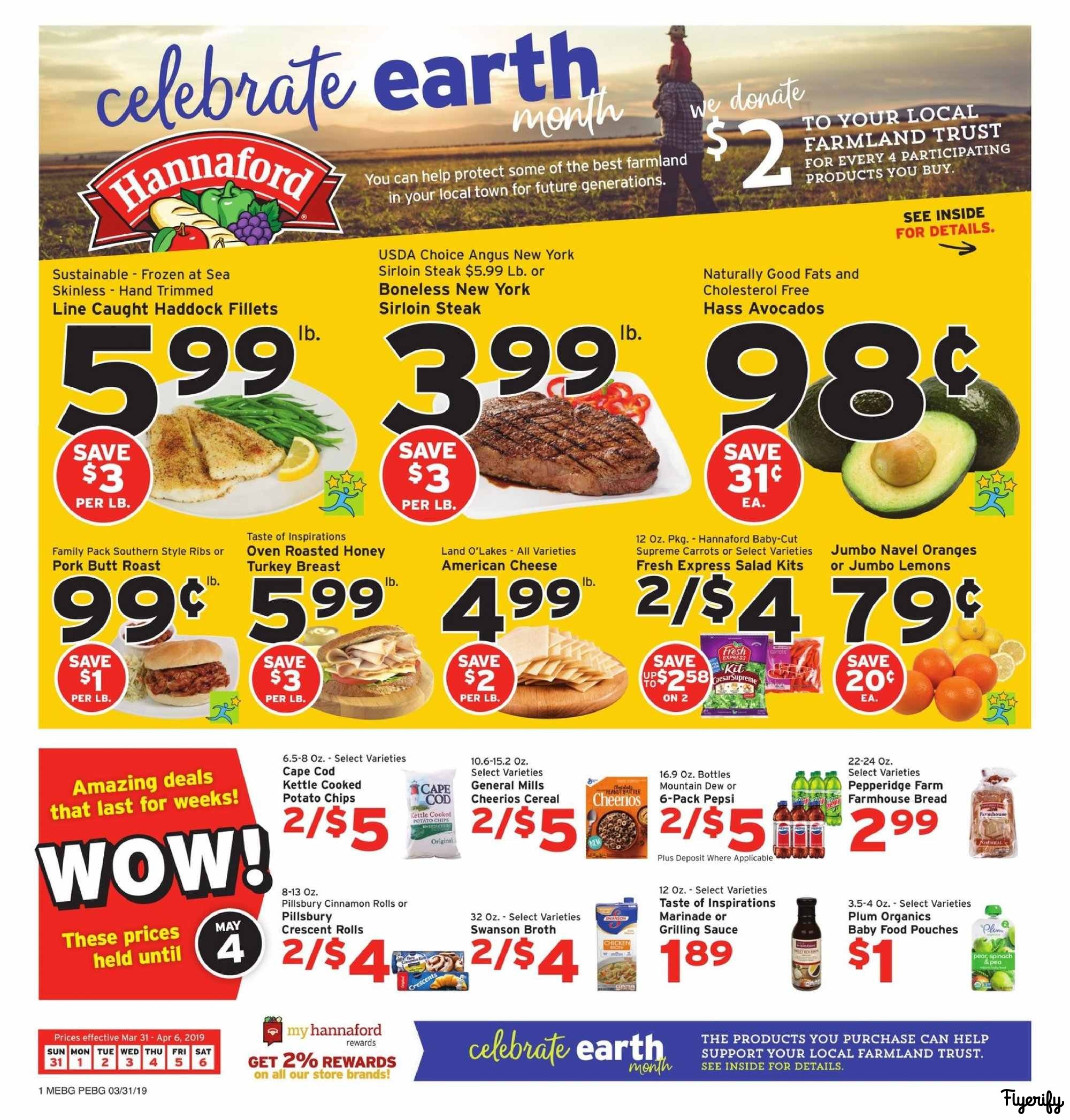 Hannaford (ME) Weekly Ad & Flyer March 31 to April 6 Canada