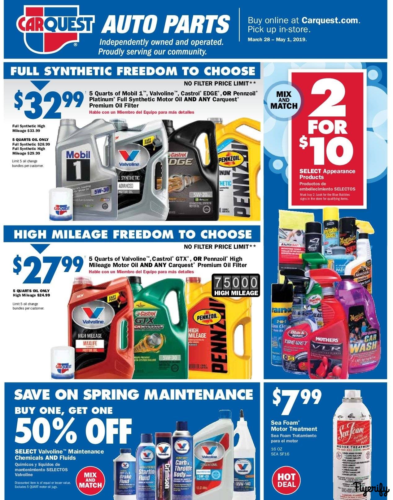 Carquest Auto Parts Flyers