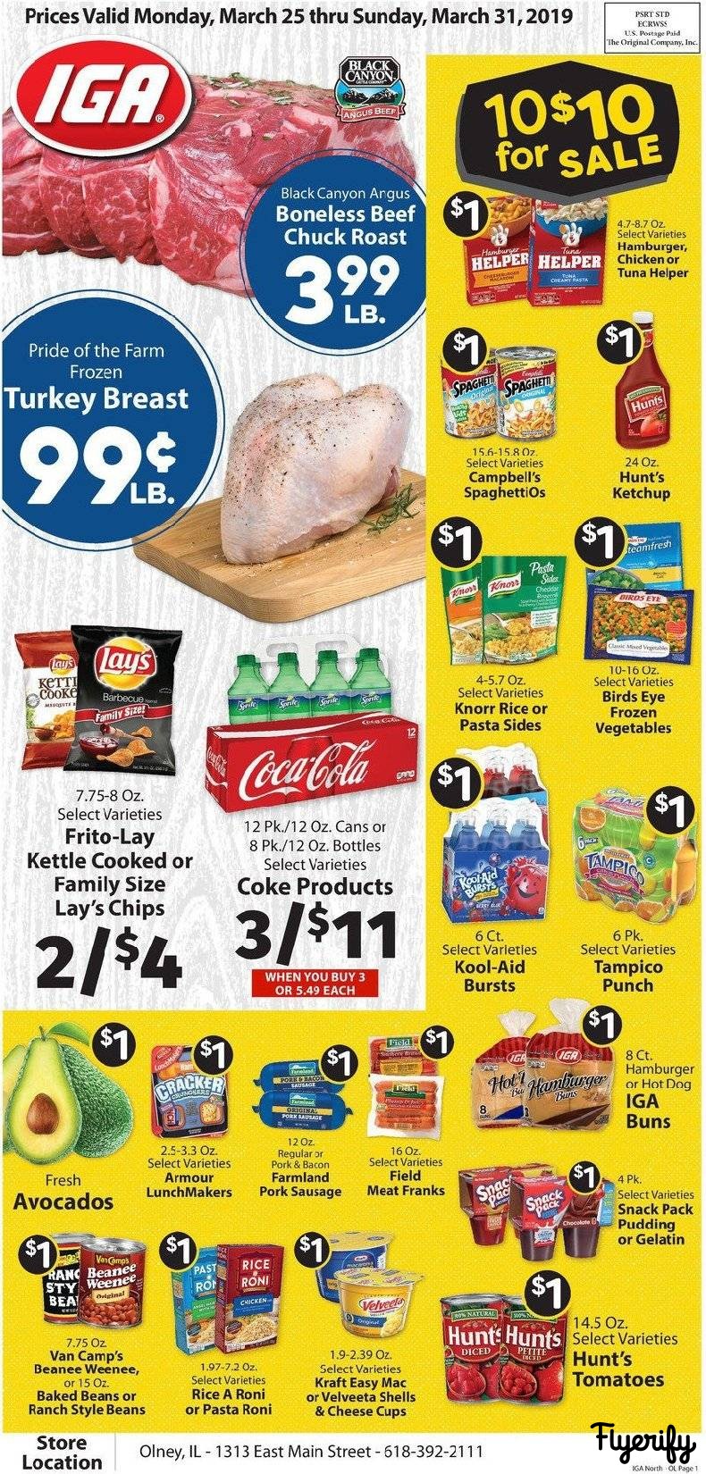 IGA (Illinois) Weekly Ad & Flyer March 25 to 31 Canada