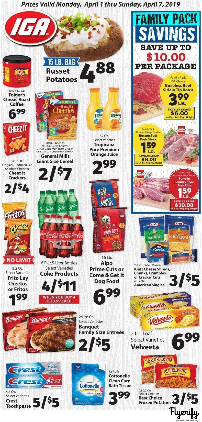IGA (Kentucky) Weekly Ad & Flyer April 1 to 7 Canada