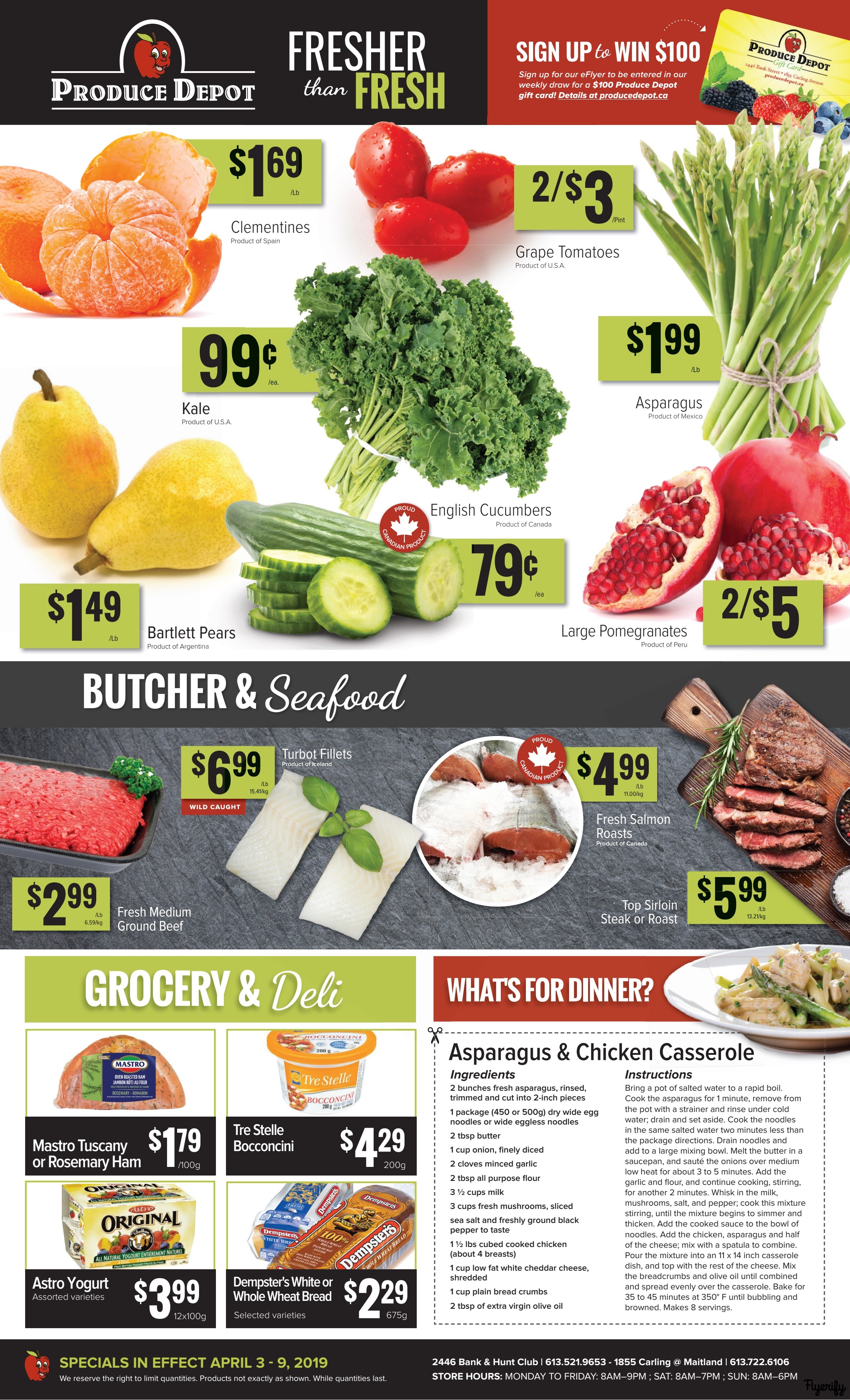 Produce Depot Flyer April 3 to 9 Canada