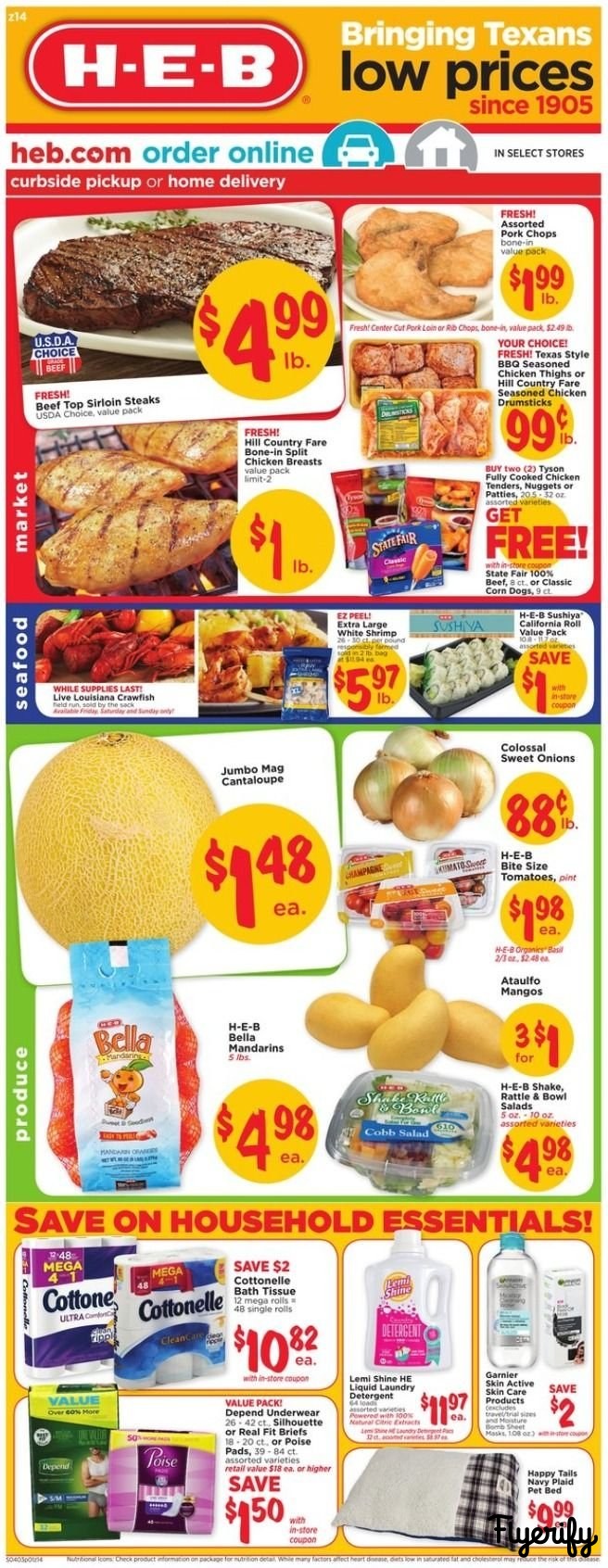H-E-B (Austin) Weekly Ad & Flyer April 3 to 9 Canada