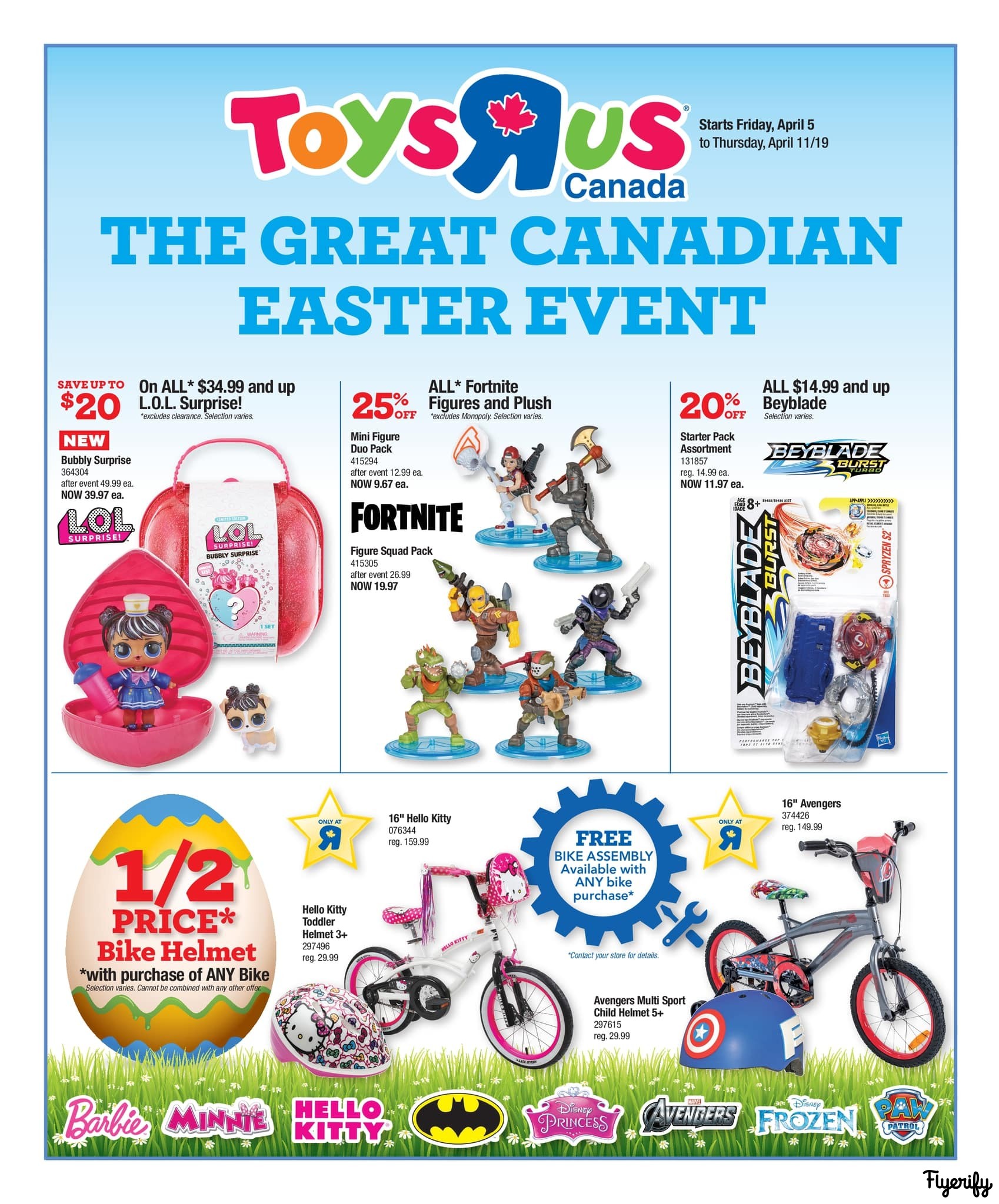 Toys R Us Flyer April 5 to 11 Canada