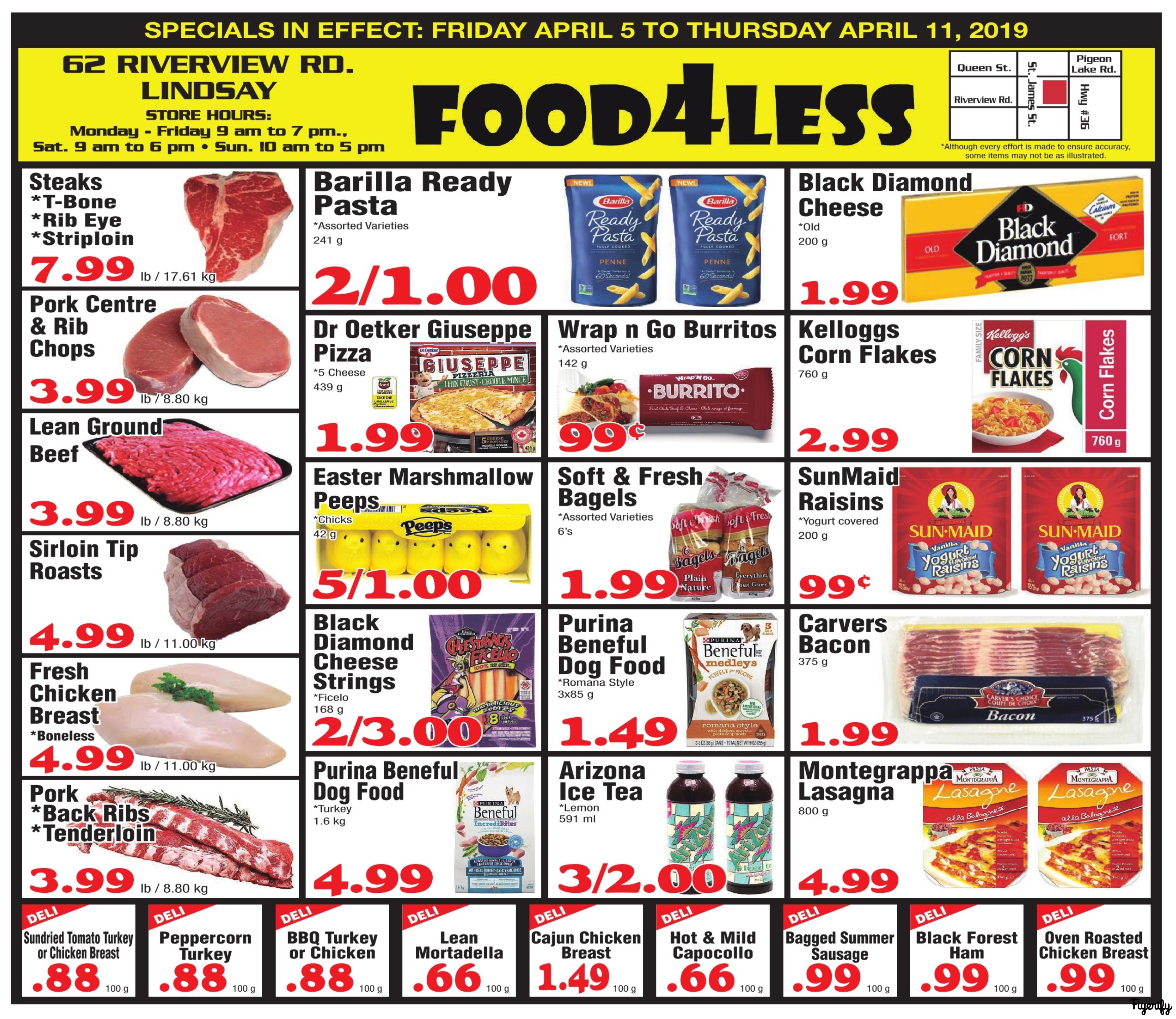 Food 4 Less (Lindsay) Flyer April 5 to 11 Canada