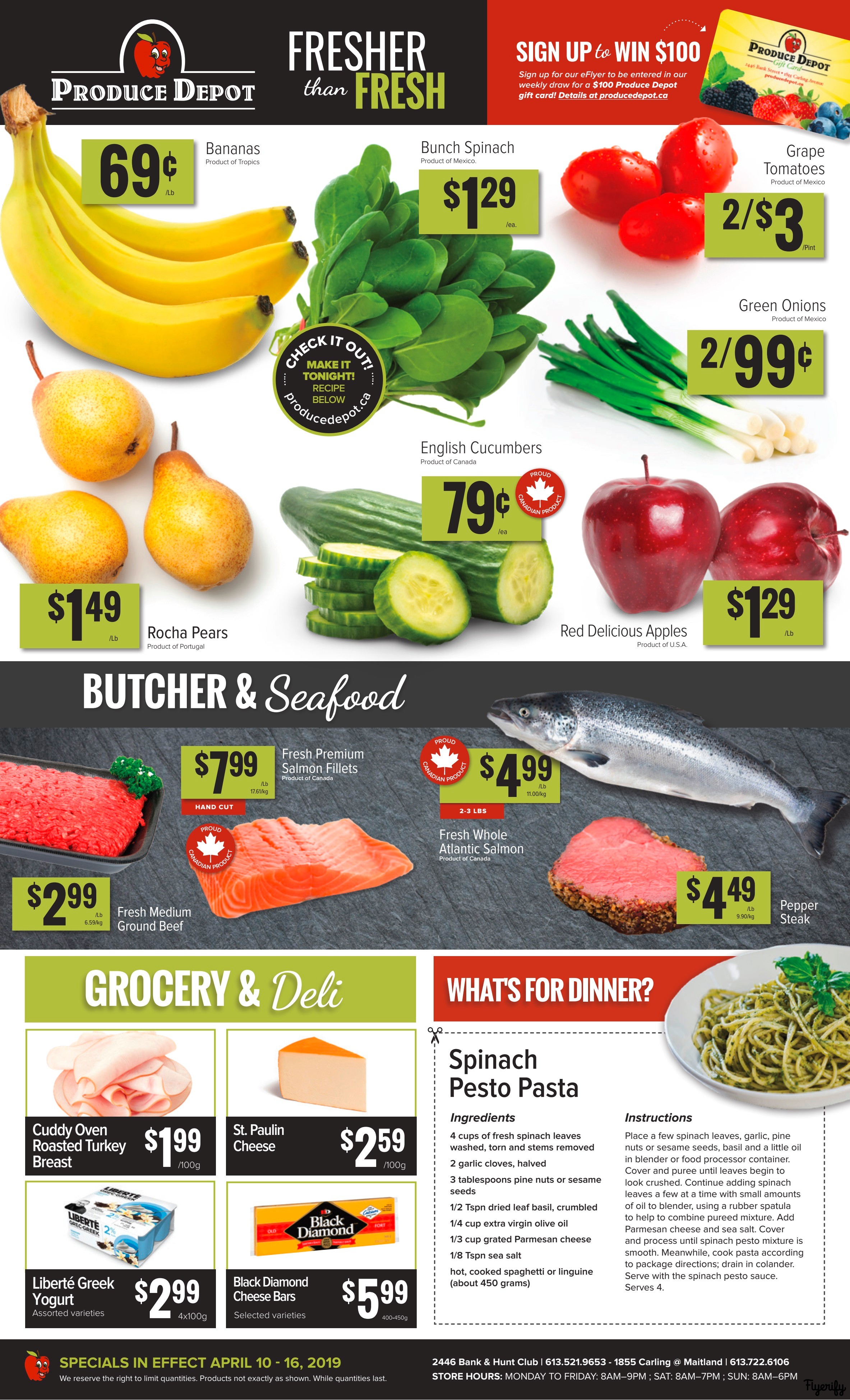 Produce Depot Flyer April 10 to 16 Canada