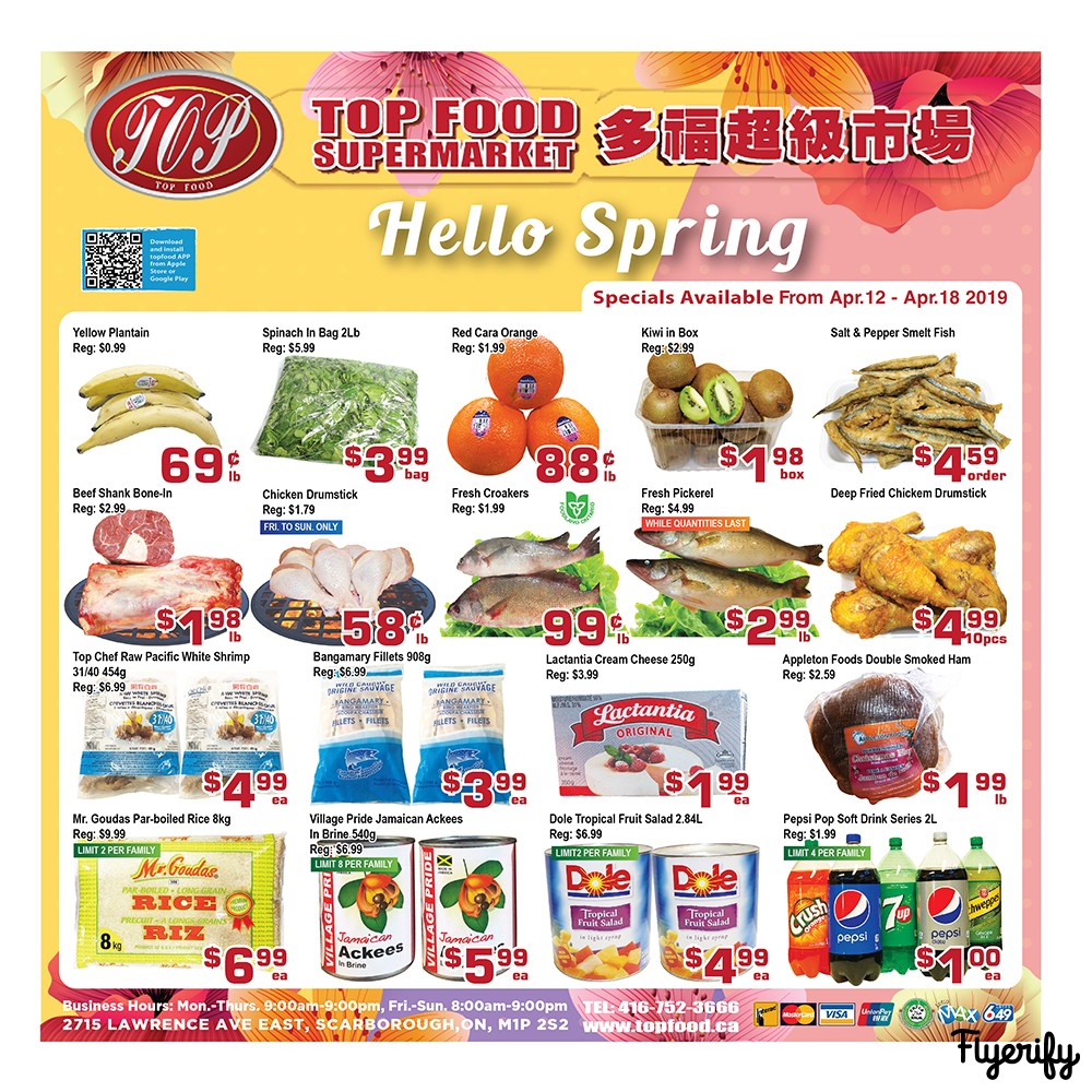 tops supermarket flyer scarborough