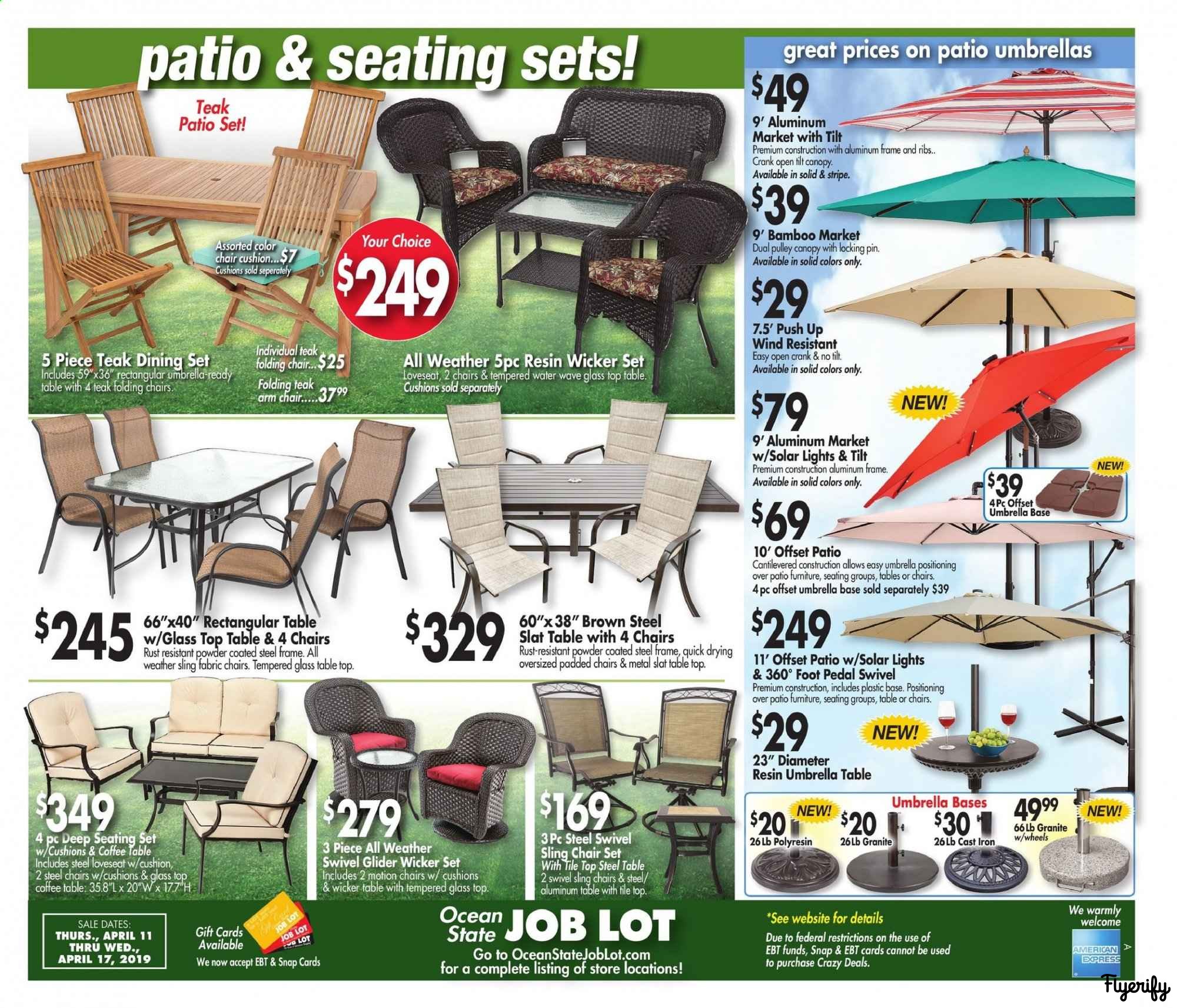 Ocean State Job Lot Weekly Ad & Flyer April 11 to 17 Canada