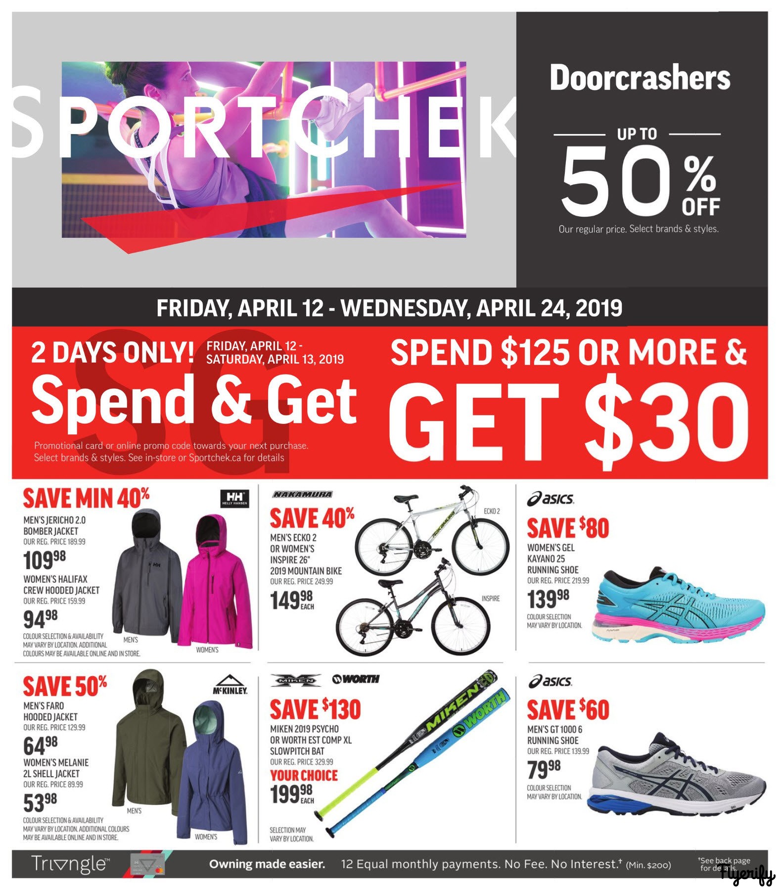 Sport Chek Flyer April 12 to 24 Canada