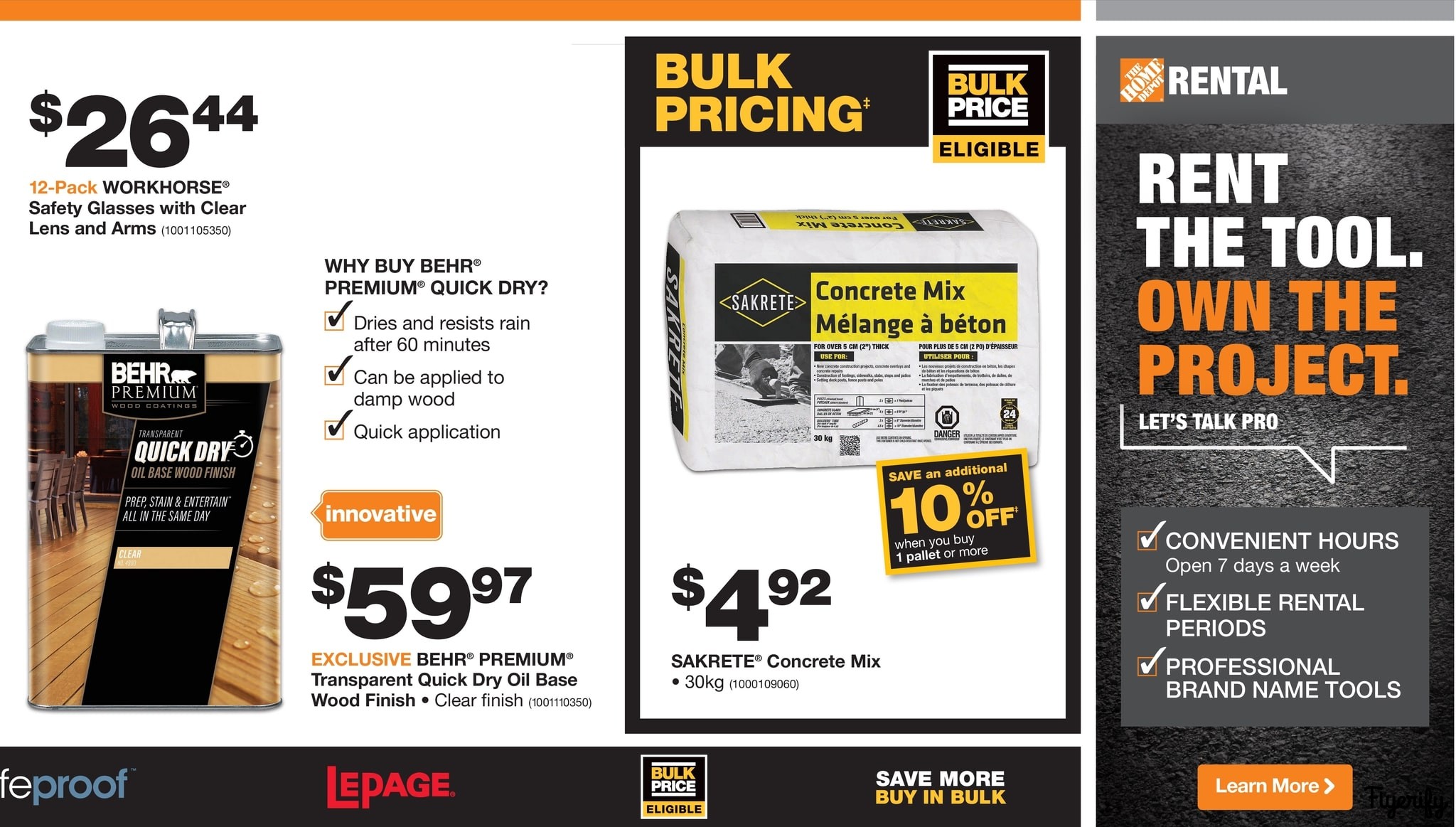 Home Depot Pro Flyer April 16 to 29 Canada