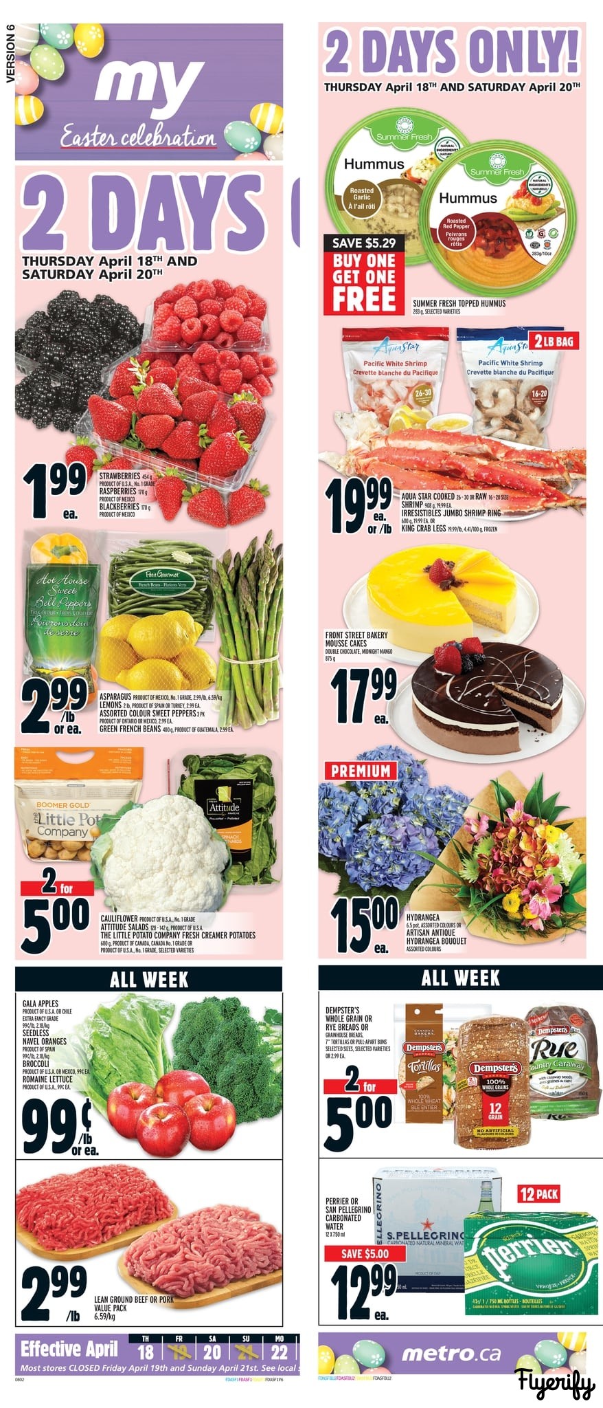 Metro (ON) Flyer April 18 to 24 Canada