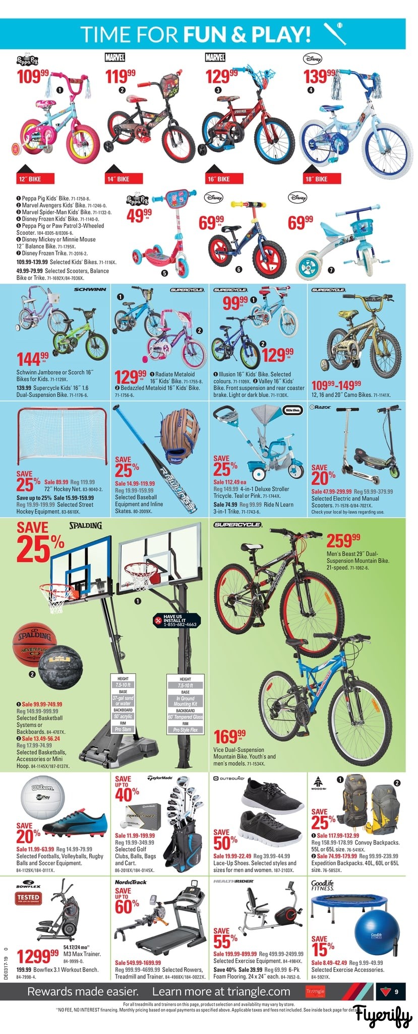 canadian tire childrens bicycles