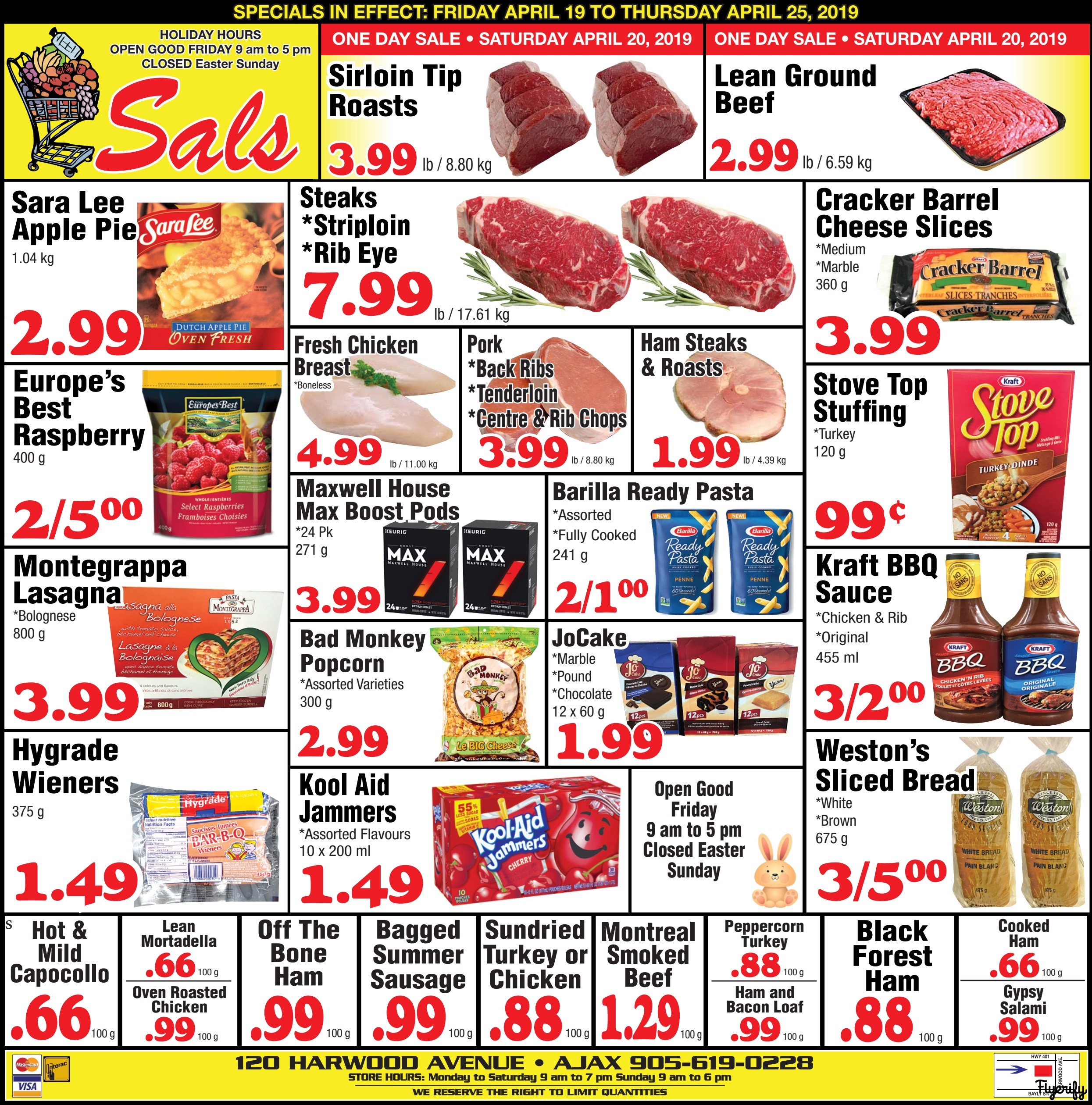 Sal's Grocery Flyer April 19 to 25 Canada