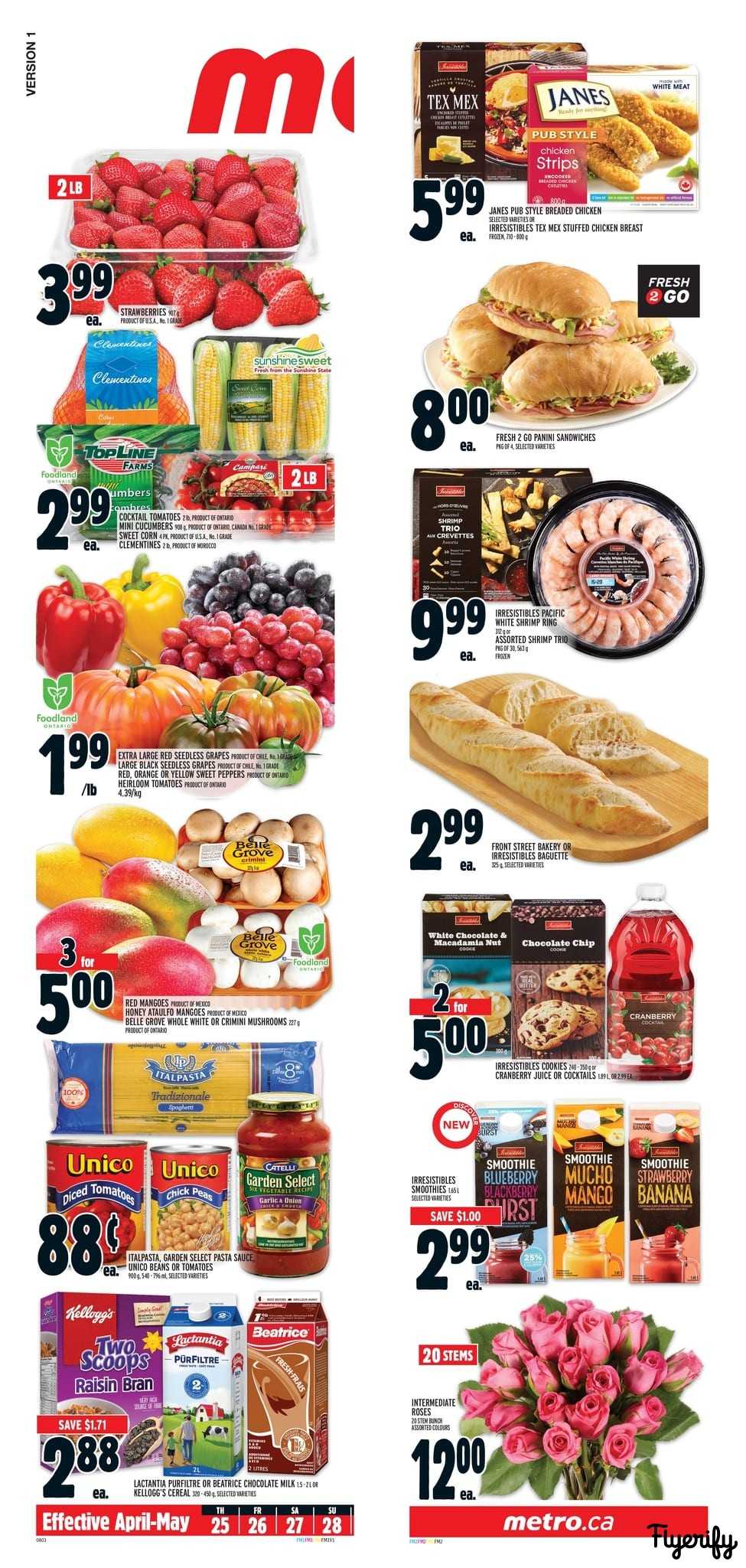 Metro (ON) Flyer April 25 to May 1 Canada