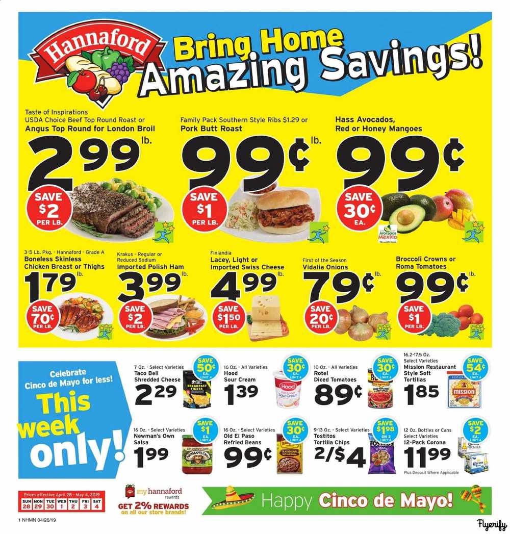 Hannaford (NH) Weekly Ad & Flyer April 28 to May 4 Canada