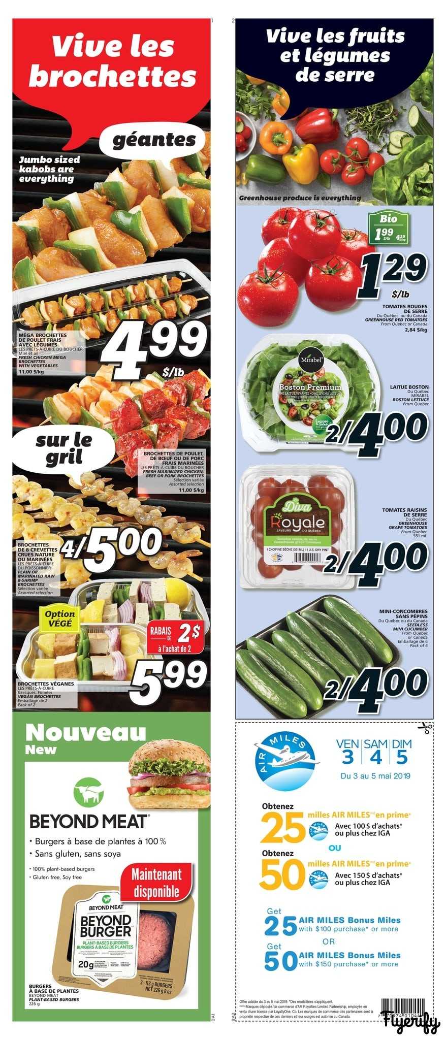 IGA (NB) Flyer May 2 to 8 Canada