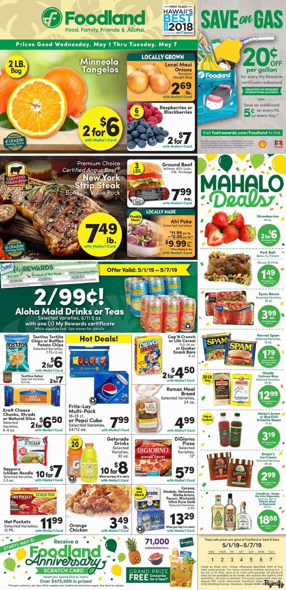 Foodland (Maui) Weekly Ad & Flyer May 1 to 7 Canada