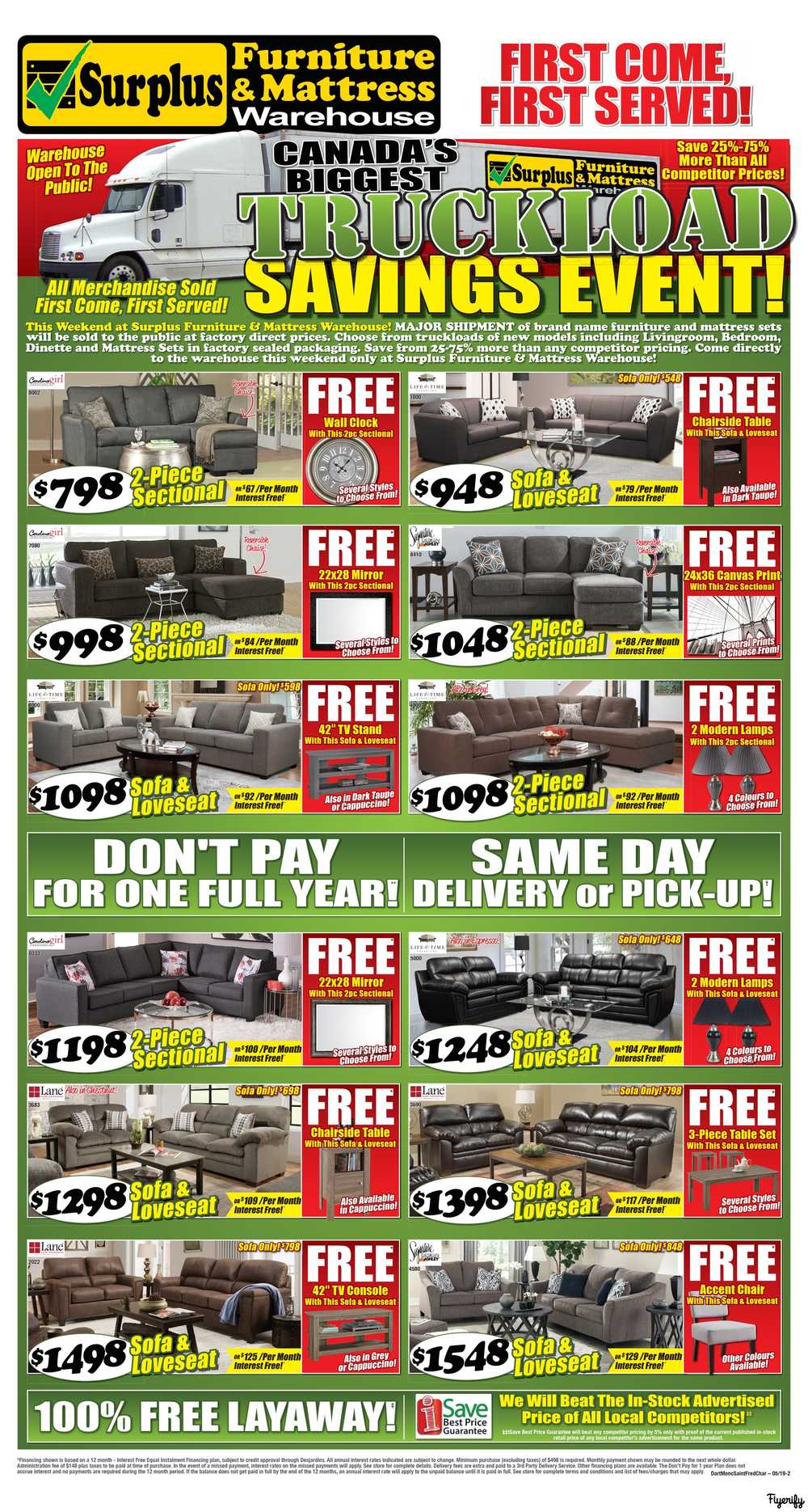 Ammcobus Surplus Furniture Fredericton Surplus Furniture Mattress Warehouse Flyers