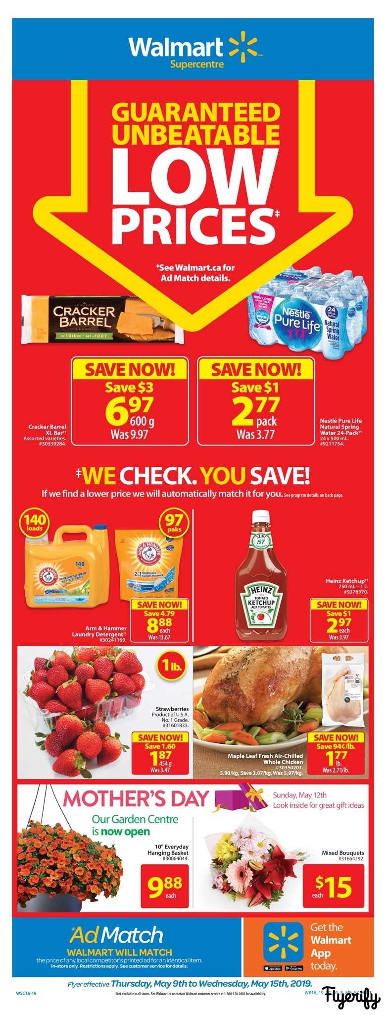 Walmart Supercentre (West) Flyer May 9 to 15 Canada