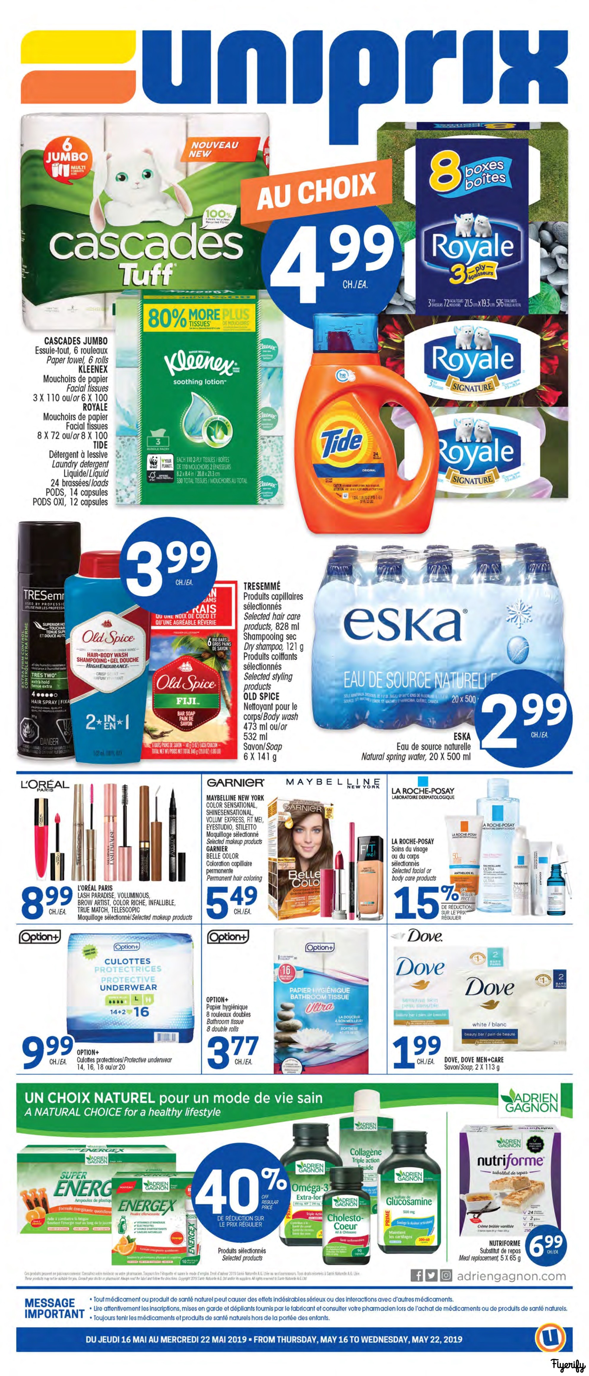 Uniprix Flyer May 16 to 22 Canada