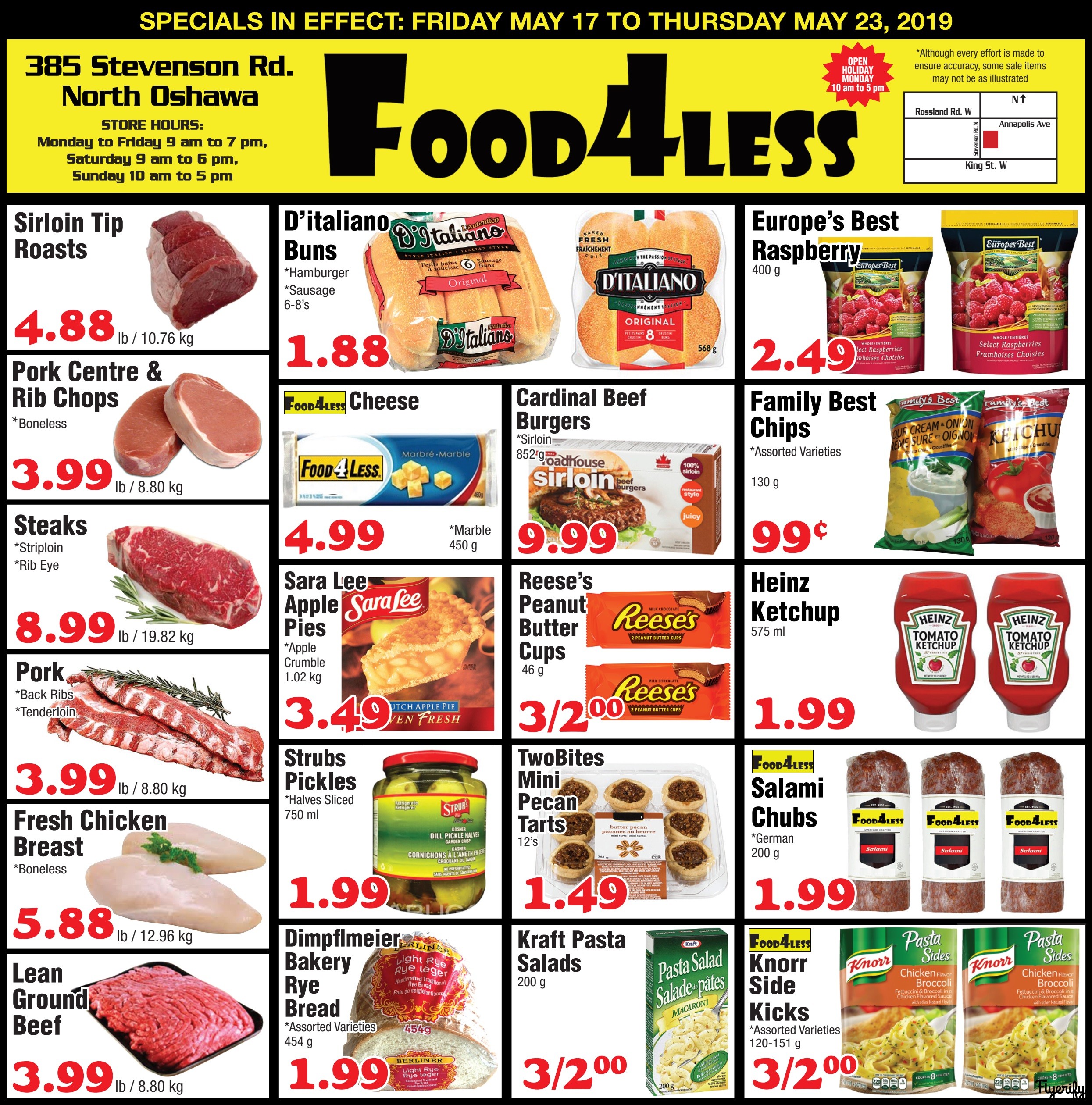 Food 4 Less (Oshawa) Flyer May 17 to 23 Canada