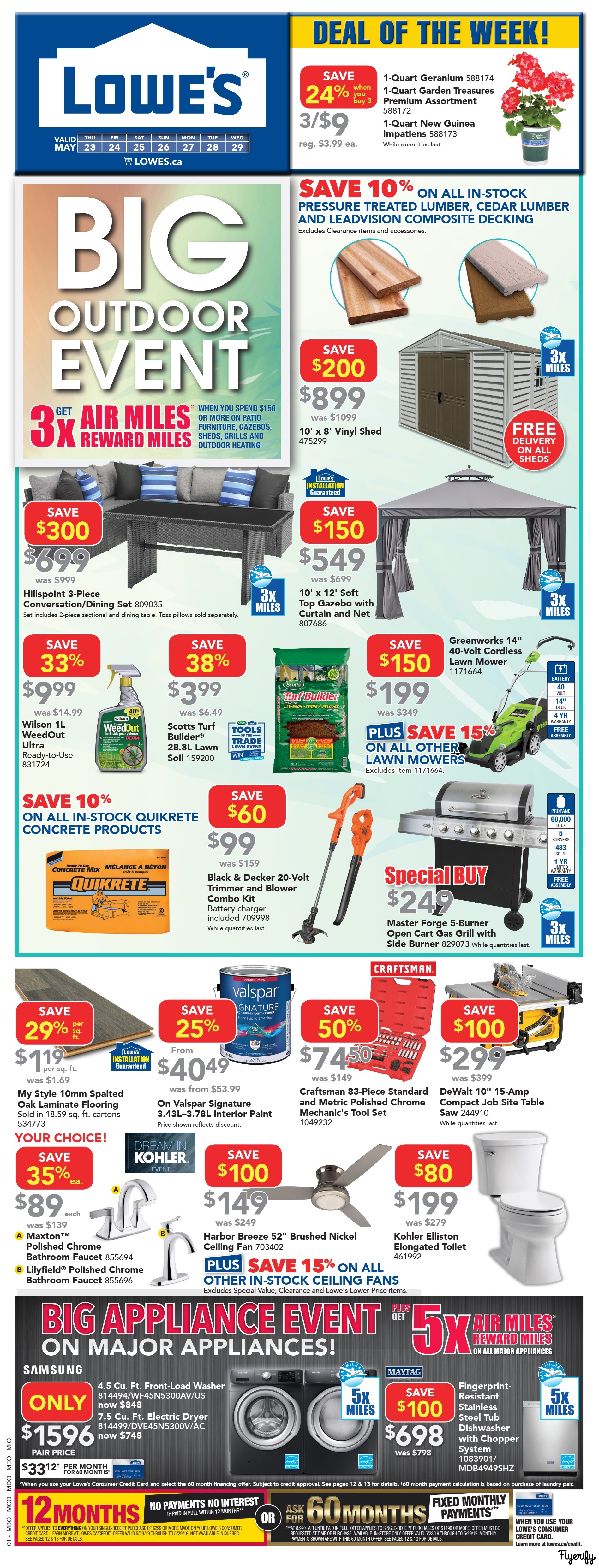 Lowe's Flyer May 23 to 29 Canada