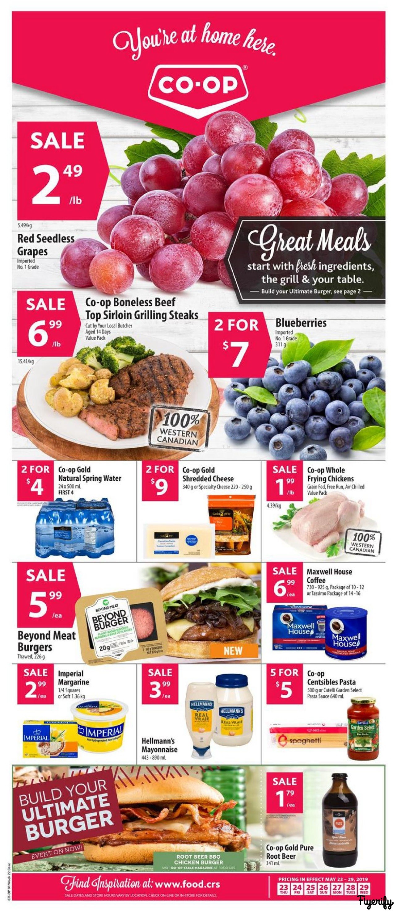 Coop (West) Food Store Flyer May 23 to 29 Canada