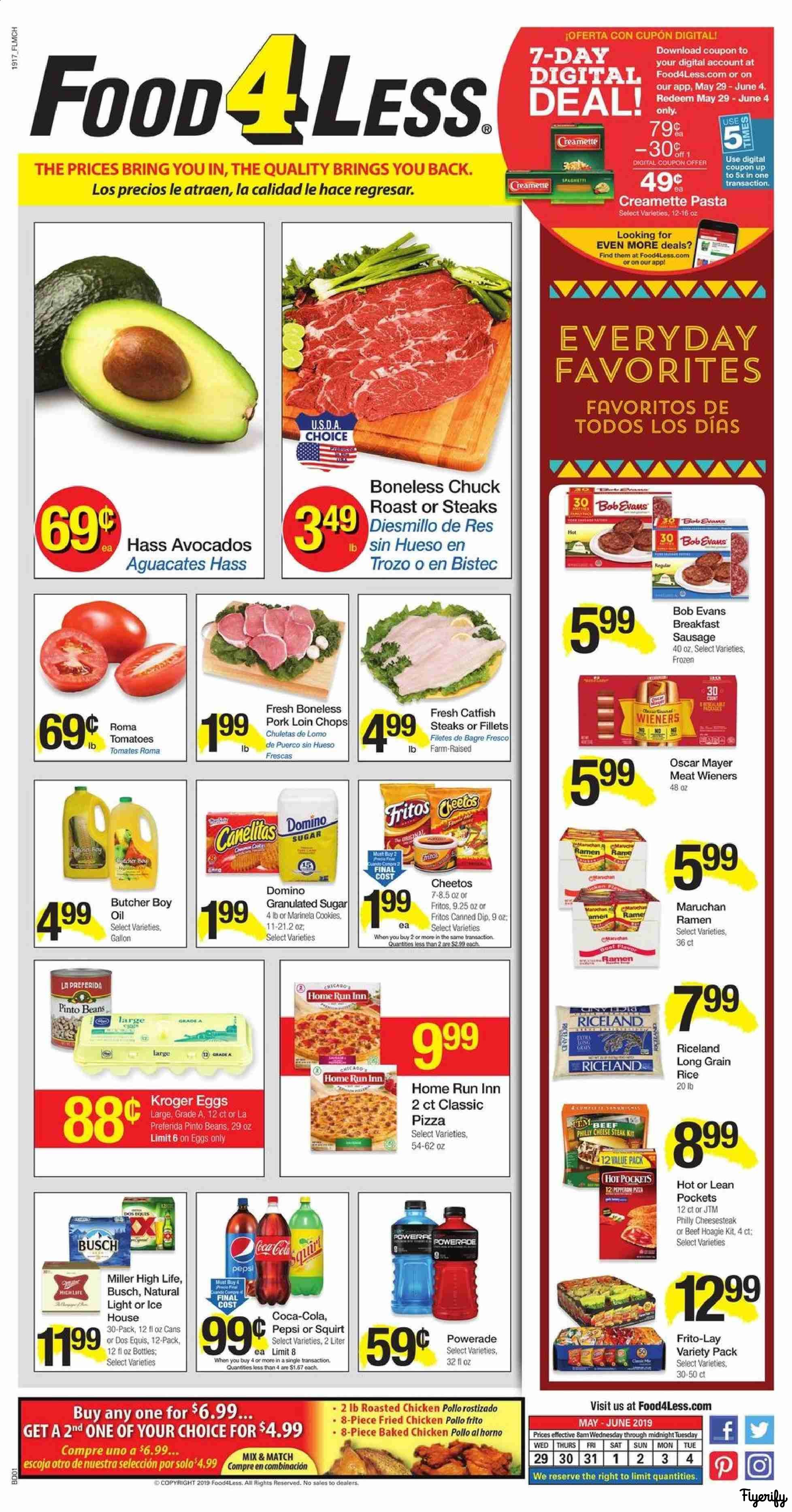 Food 4 Less (IL Chicago) Weekly Ad & Flyer May 29 to June 4 Canada