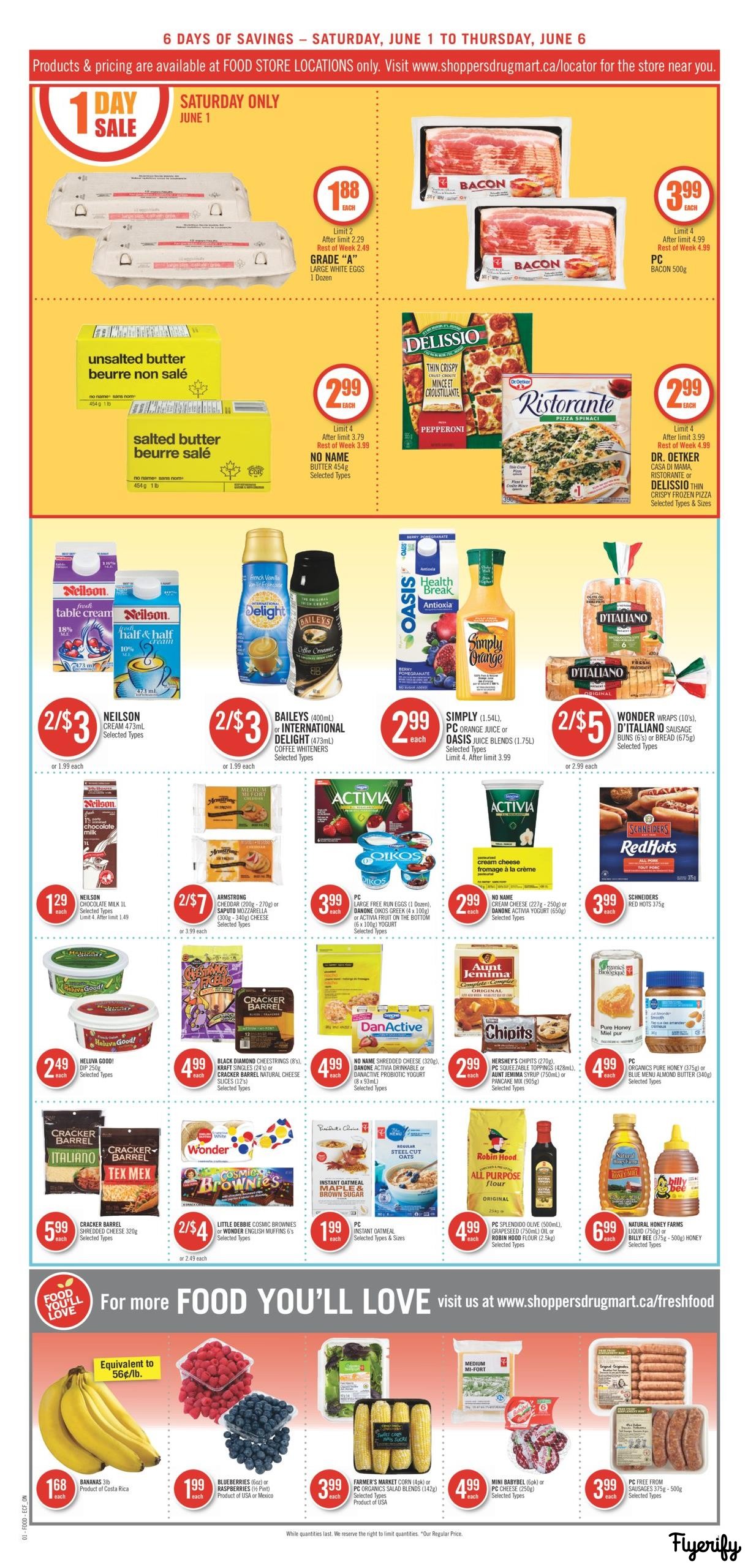 Shoppers Drug Mart (ON) Flyer June 1 to 6 Canada