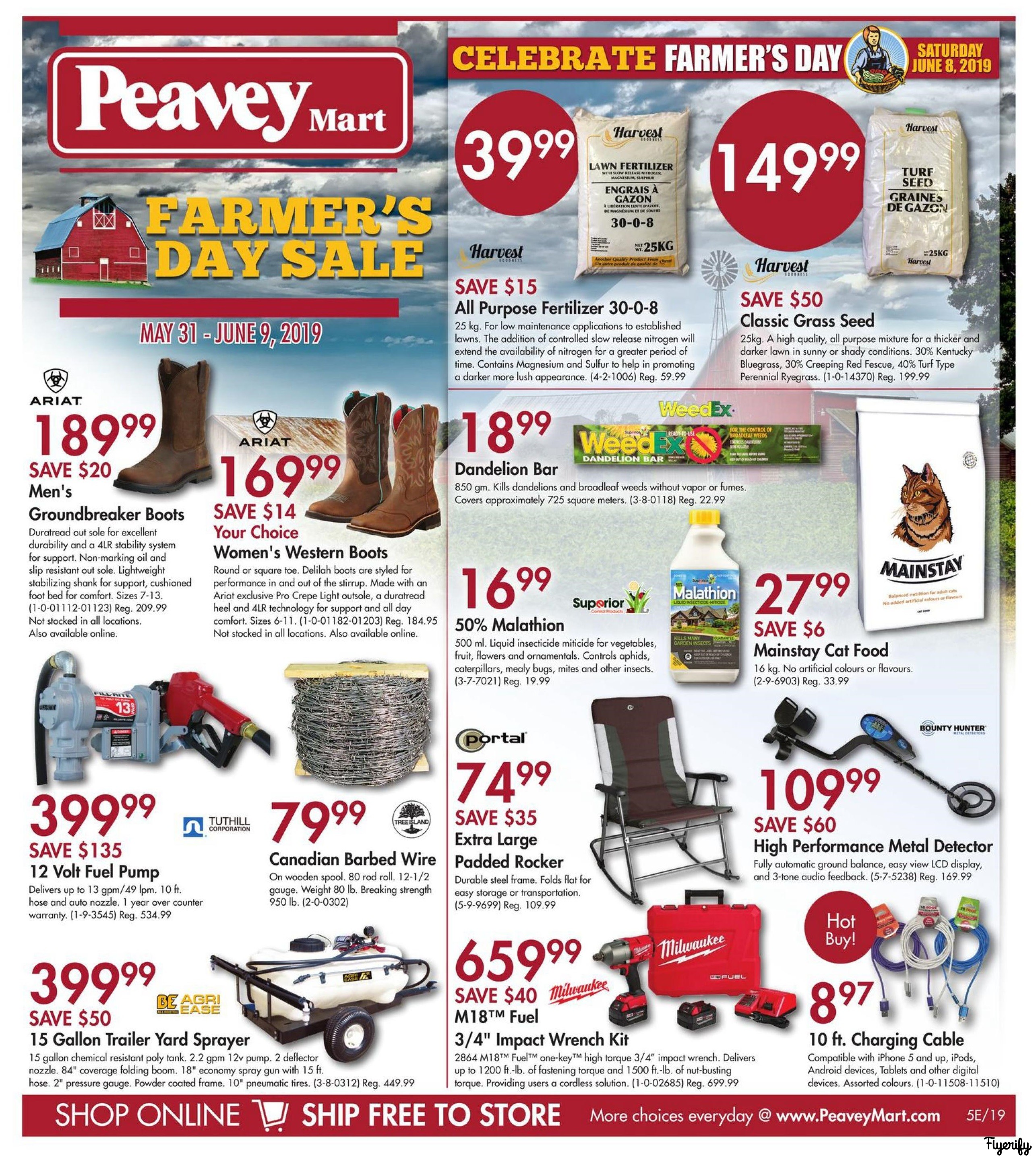 Peavey Mart Flyer May 31 to June 9 Canada