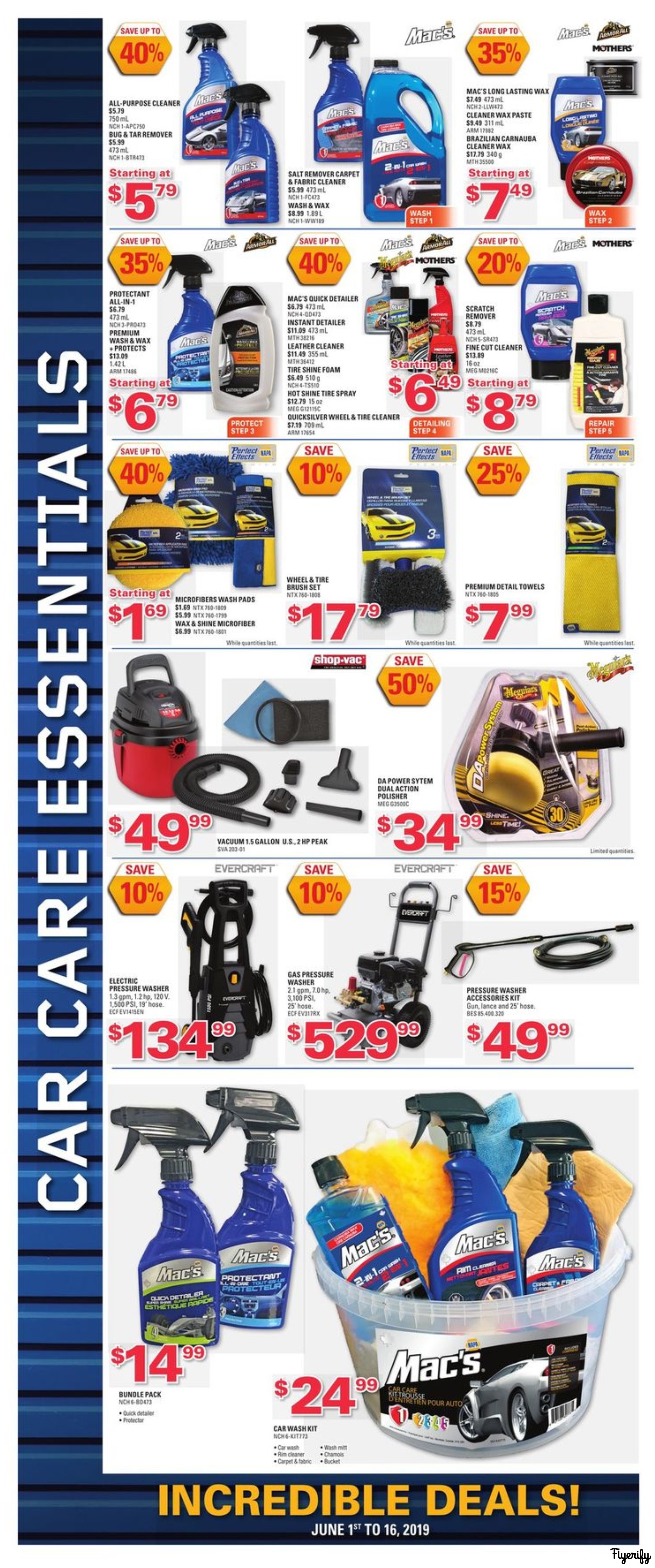 NAPA Auto Parts Flyer June 1 to 30 Canada