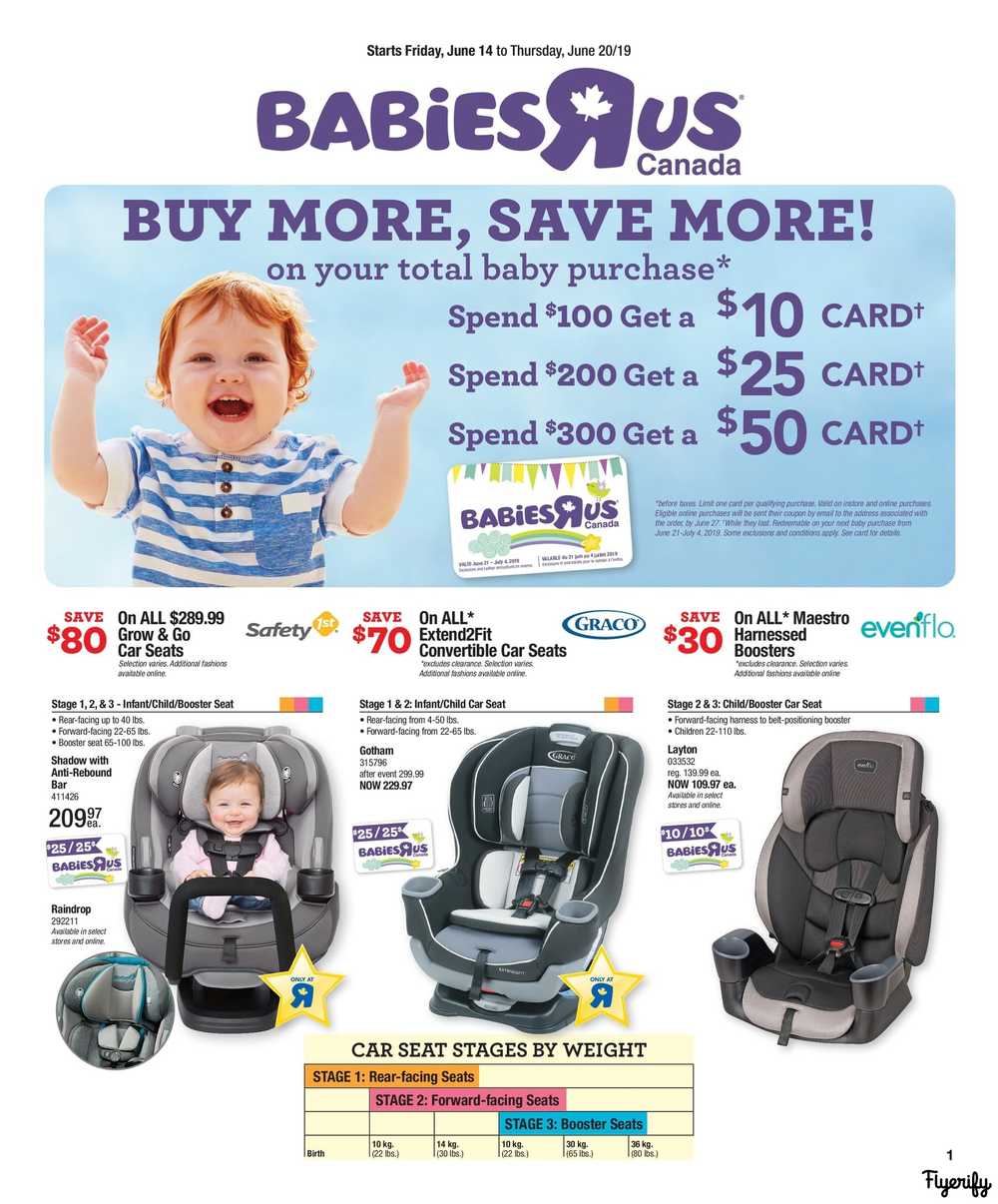 Babies R Us Flyer June 14 to 20 Canada