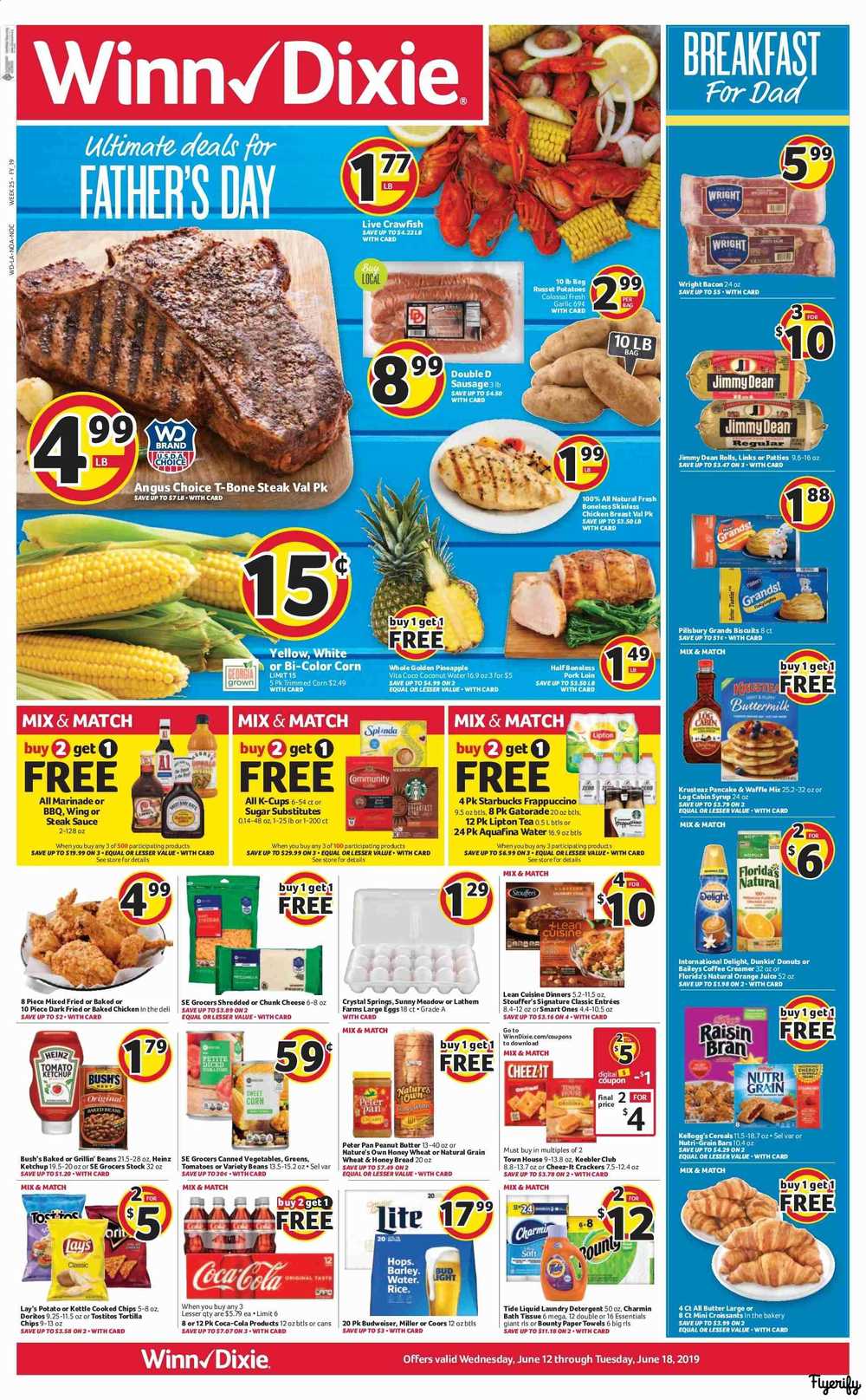 Winn dixie la weekly ad flyer june 12 to 18 canada