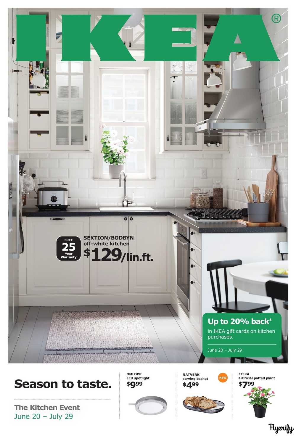 Ikea The Kitchen Event Flyer June 20 To July 291 