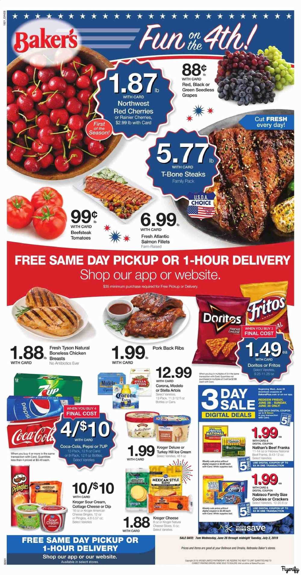 Baker's Weekly Ad & Flyer June 26 to July 2 Canada