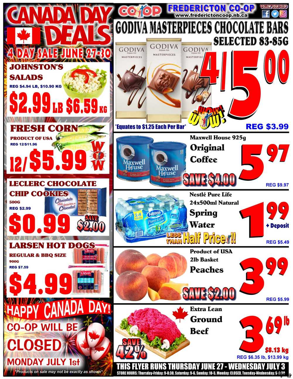 Fredericton Co Op Flyer June 27 To July 3 Canada