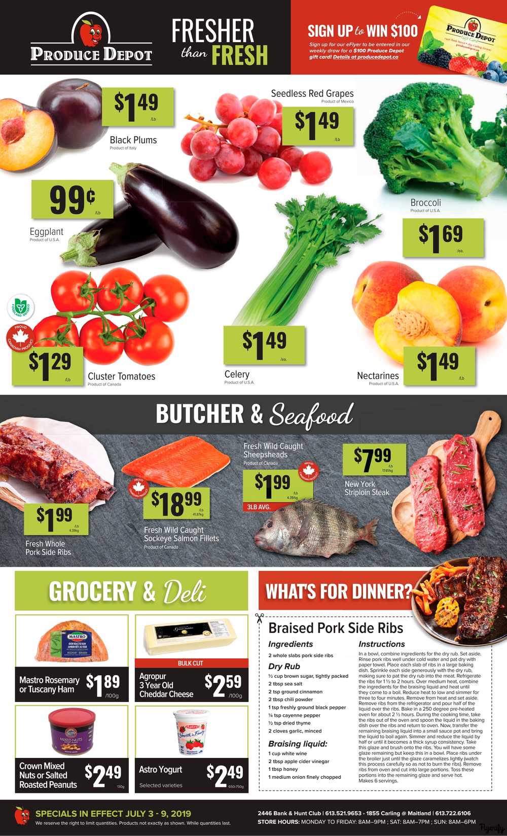 Produce Depot Flyer July 3 to 9 Canada