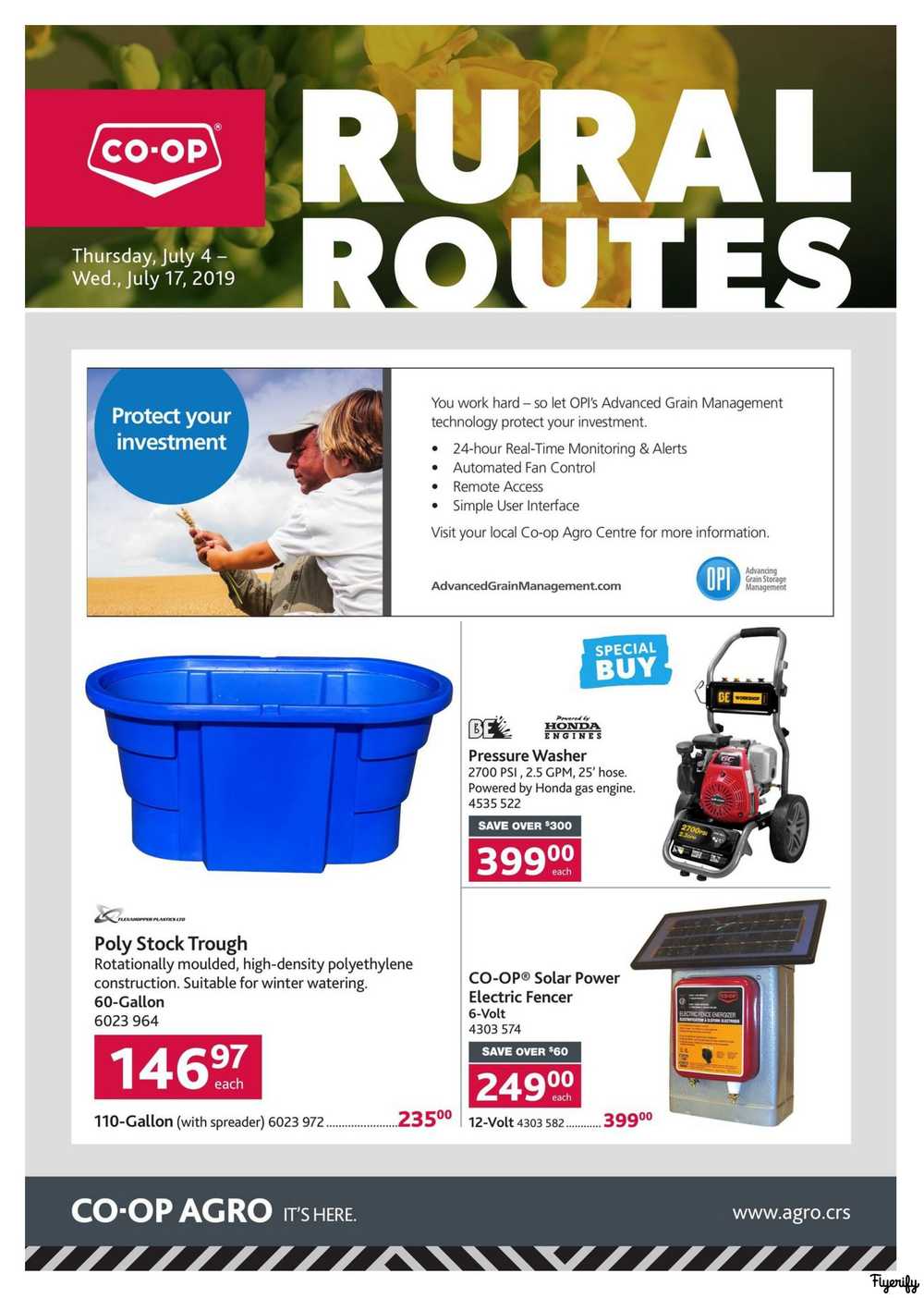 Coop (West) Rural Routes Flyer July 4 to 17 Canada