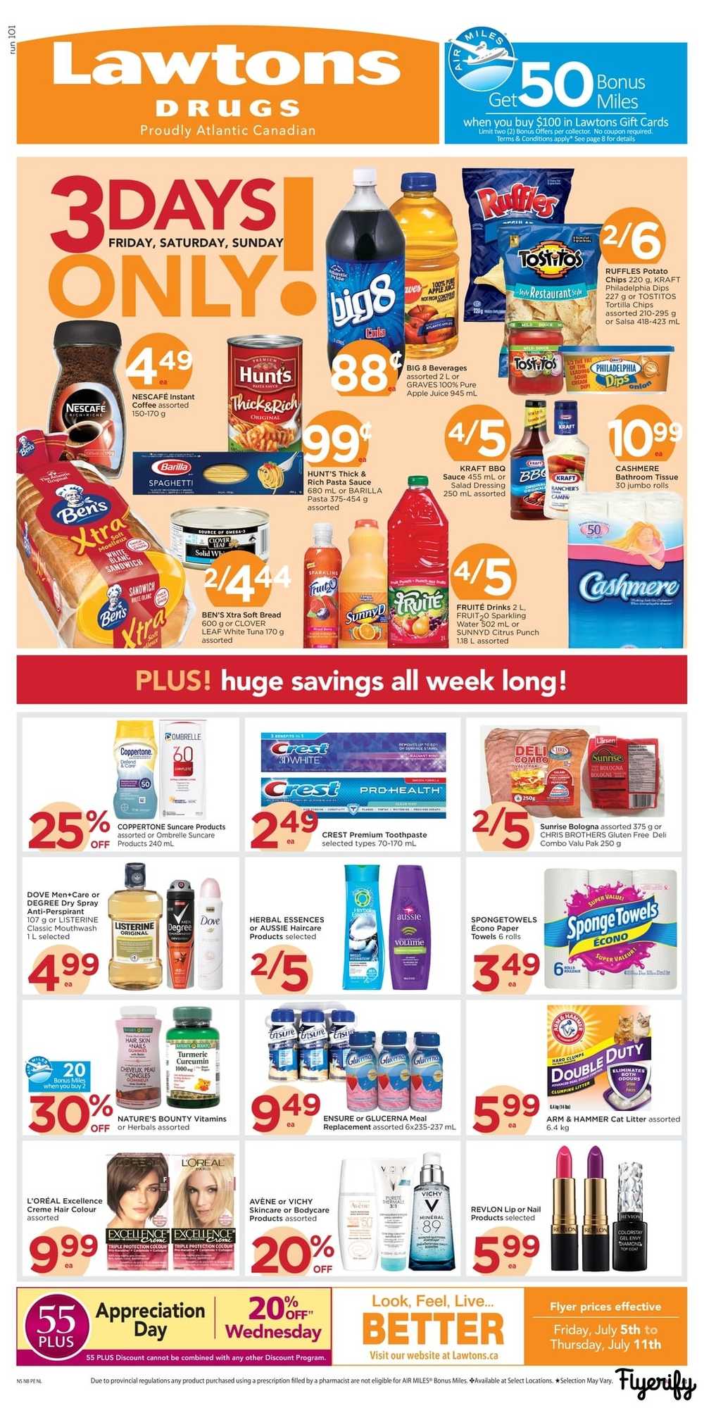 Lawtons Drugs Flyer July 5 to 11 Canada