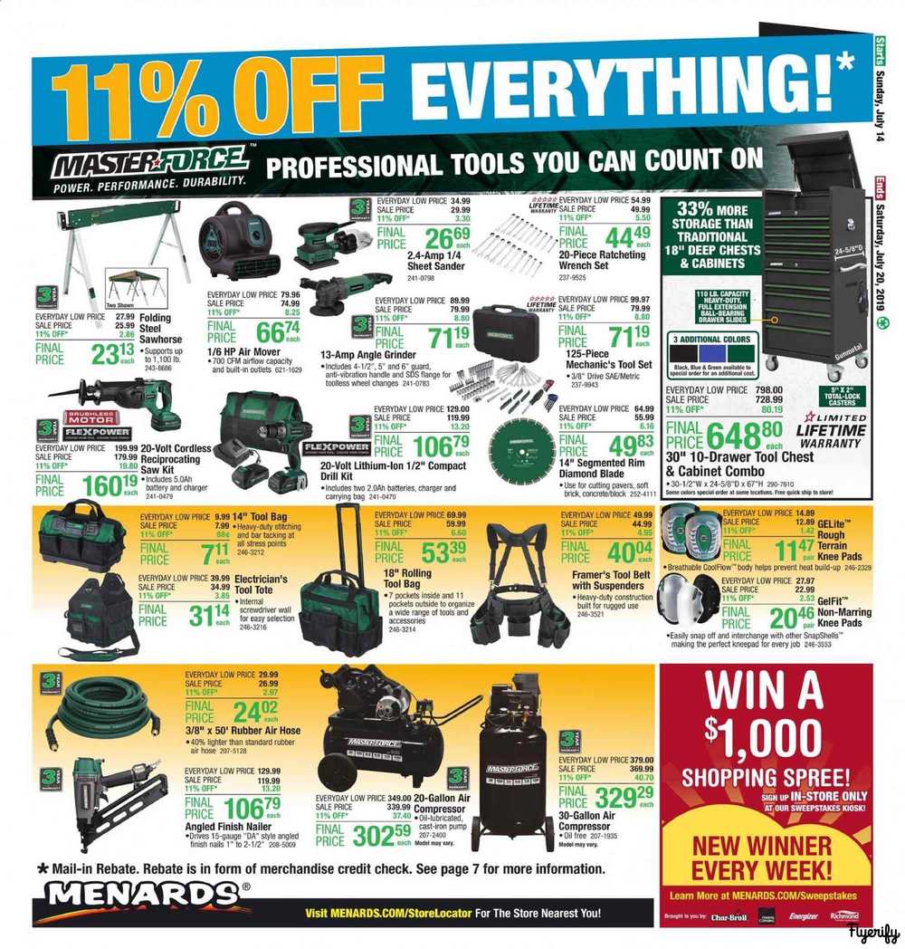 Menards Weekly Ad & Flyer July 14 to 20 Canada