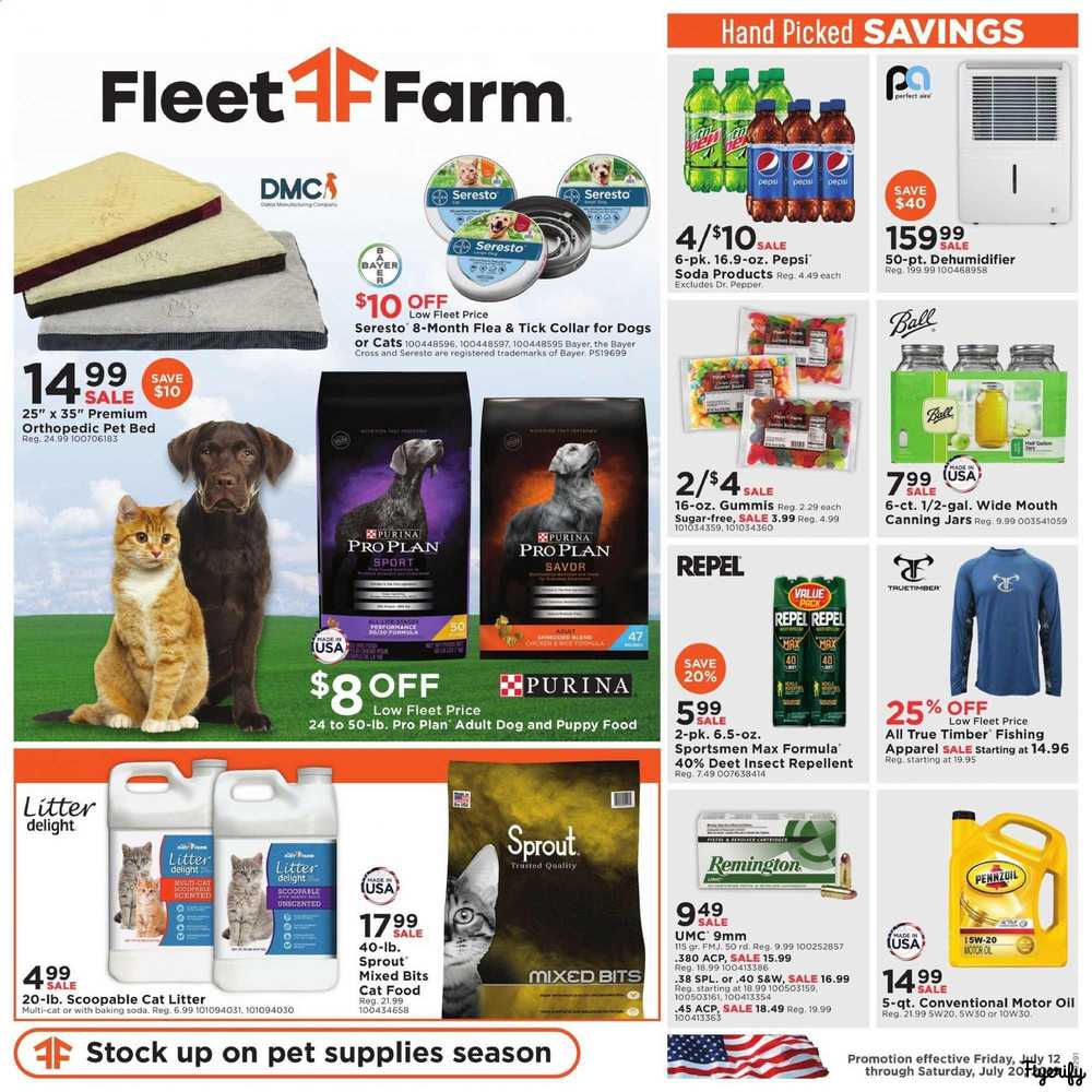 Fleet Farm Weekly Ad & Flyer July 12 to 20 Canada