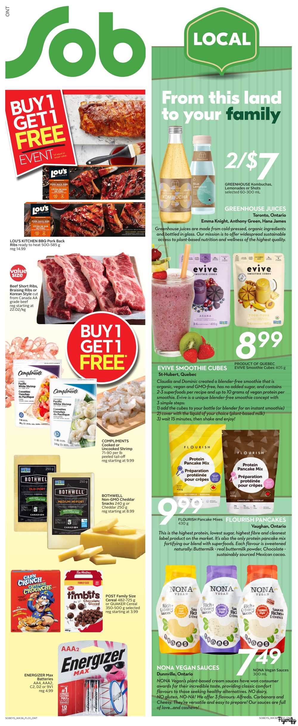 Sobeys (ON) Flyer January 2 to 6 Canada