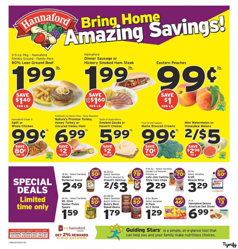 Hannaford Supermarkets Flyers